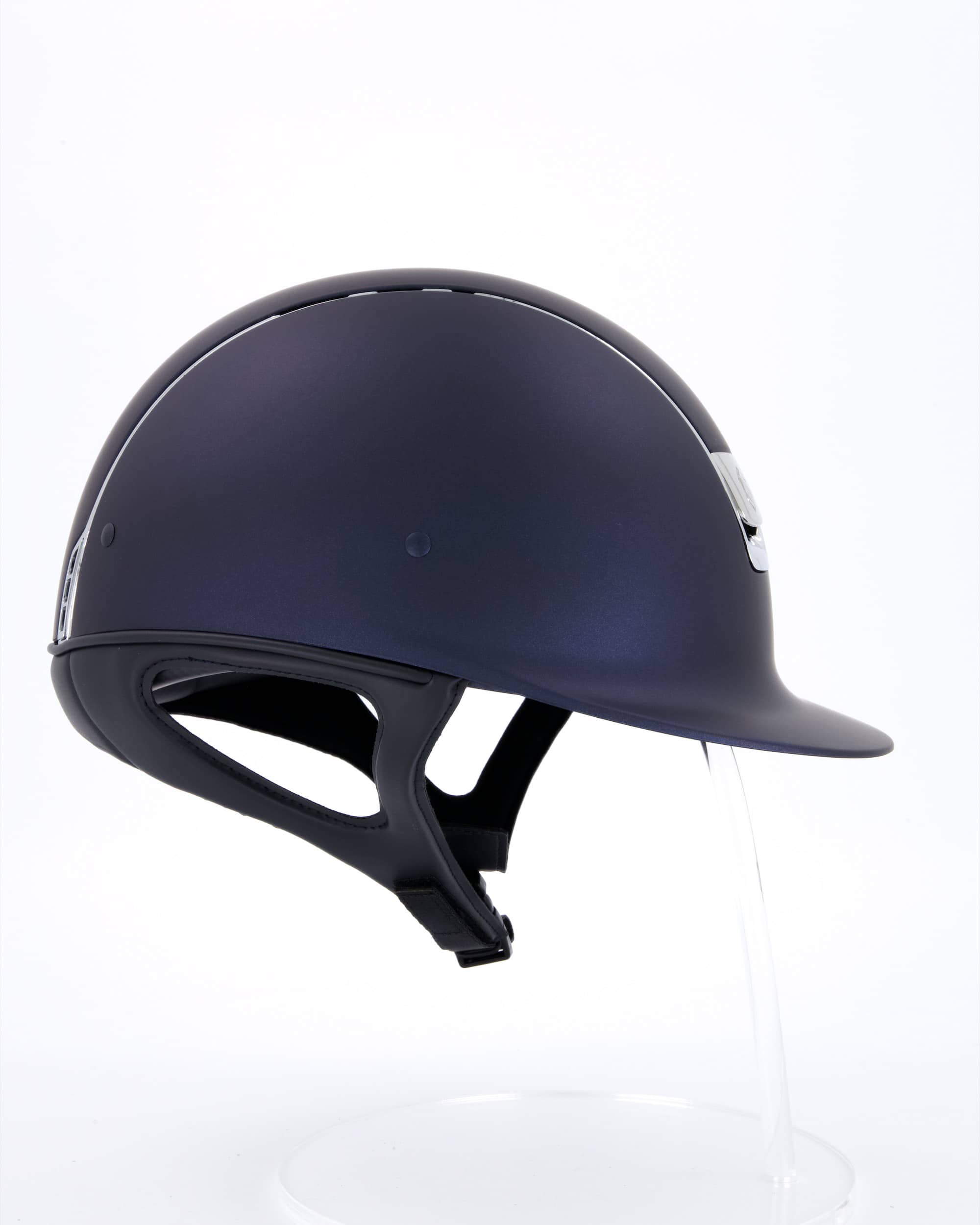 Riding helmet Shadowmatt Chrome in blue