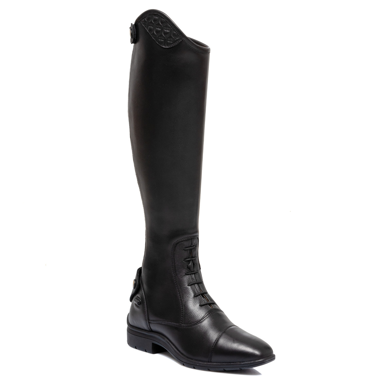 Unisex-Stiefel mit Schnürung und Multilogo-Einsatz
