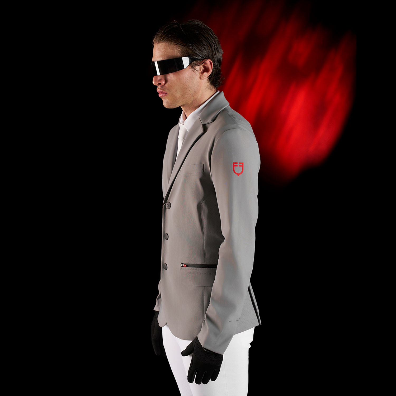 Ridertechnology Herren-Turnierjacke mit verschweißten Nähten