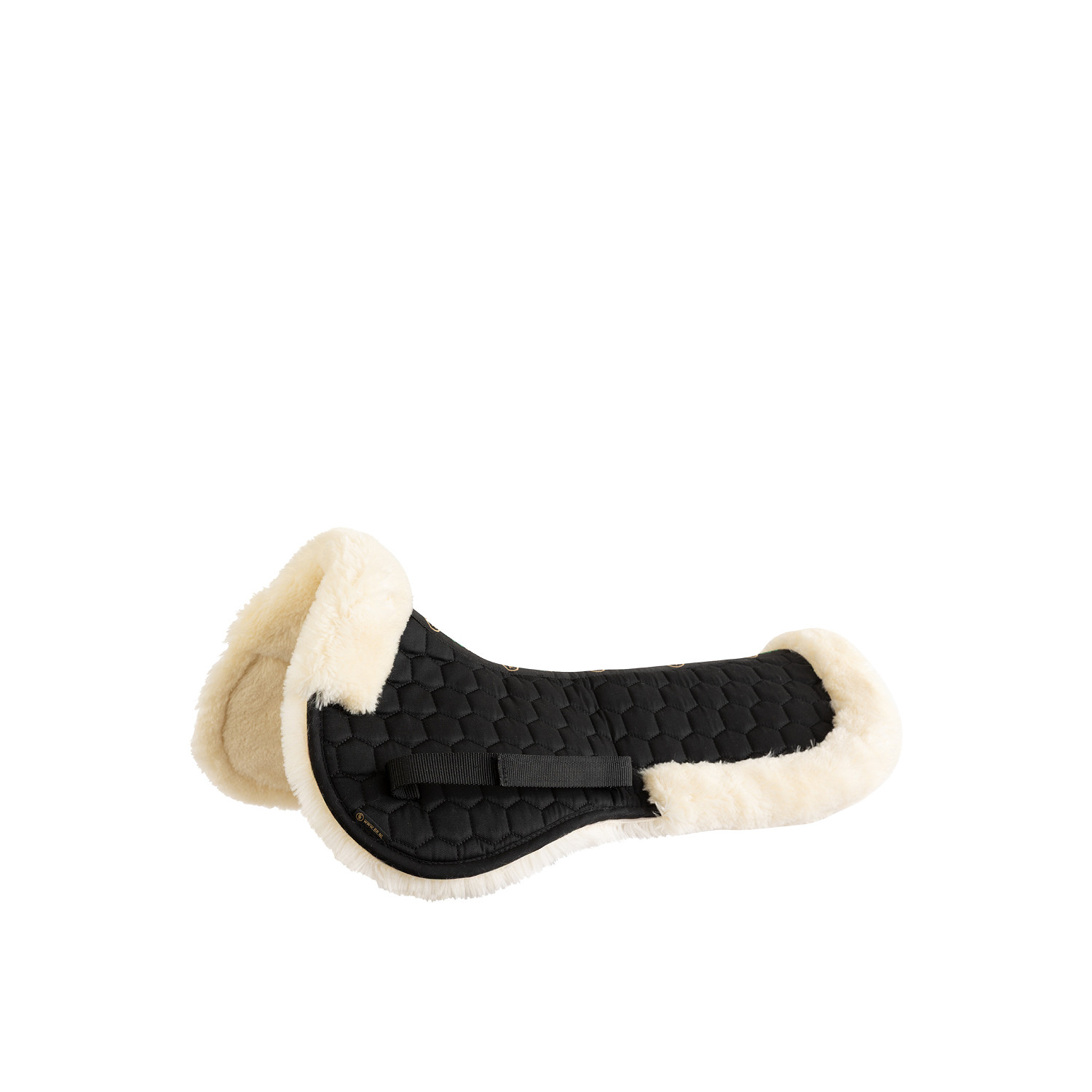 Sattelunterlage ECOSoft in schwarz/natur
