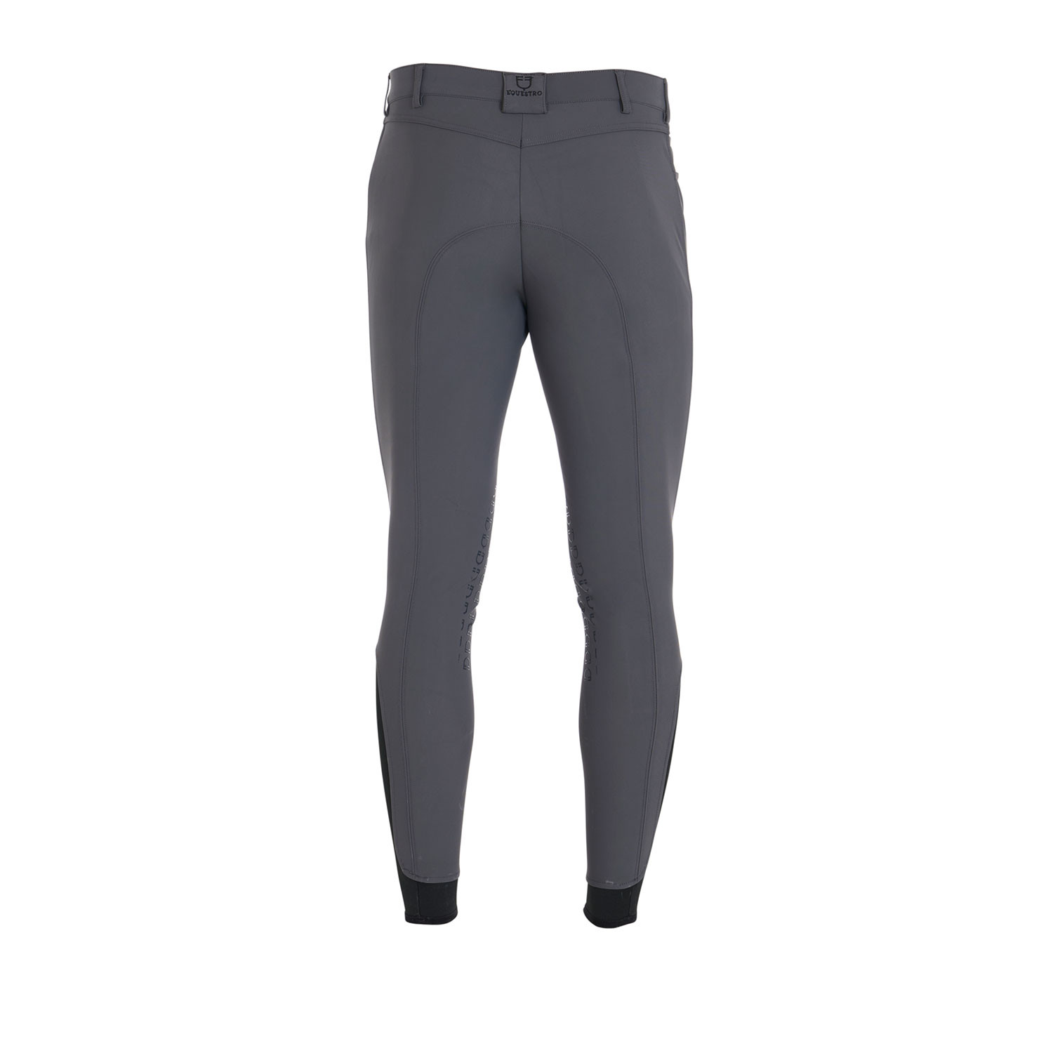 Schmale Herren-Reithose mit Grip und Logo