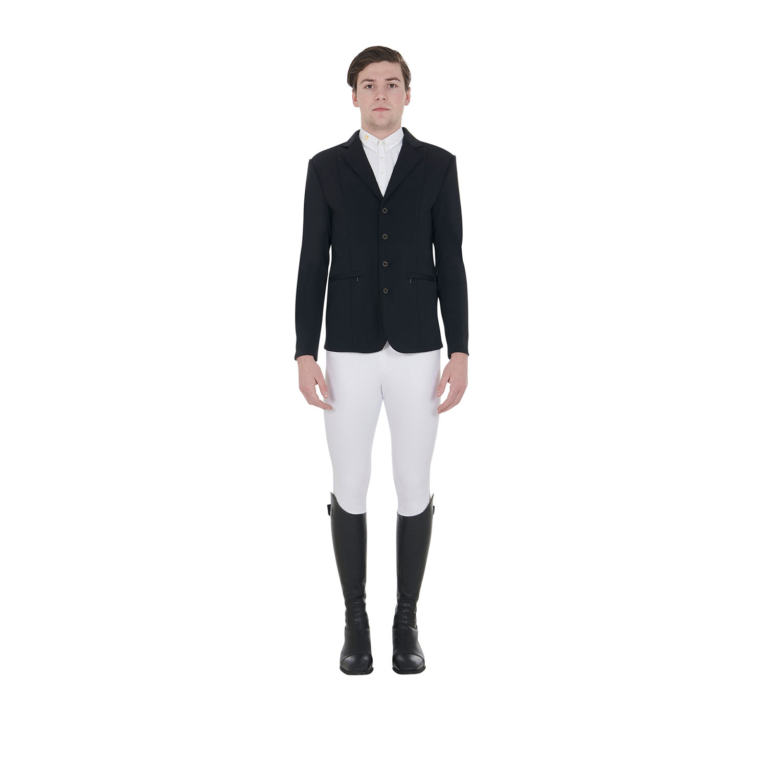 Turnierjacket für Herren mit kontrastfarbenem, gesticktem Logo