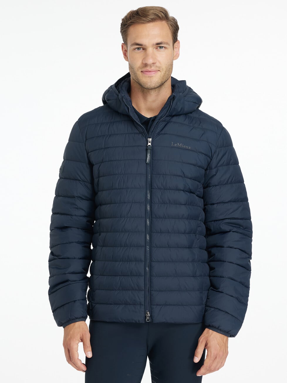 Herren Steppjacke mit Kapuze