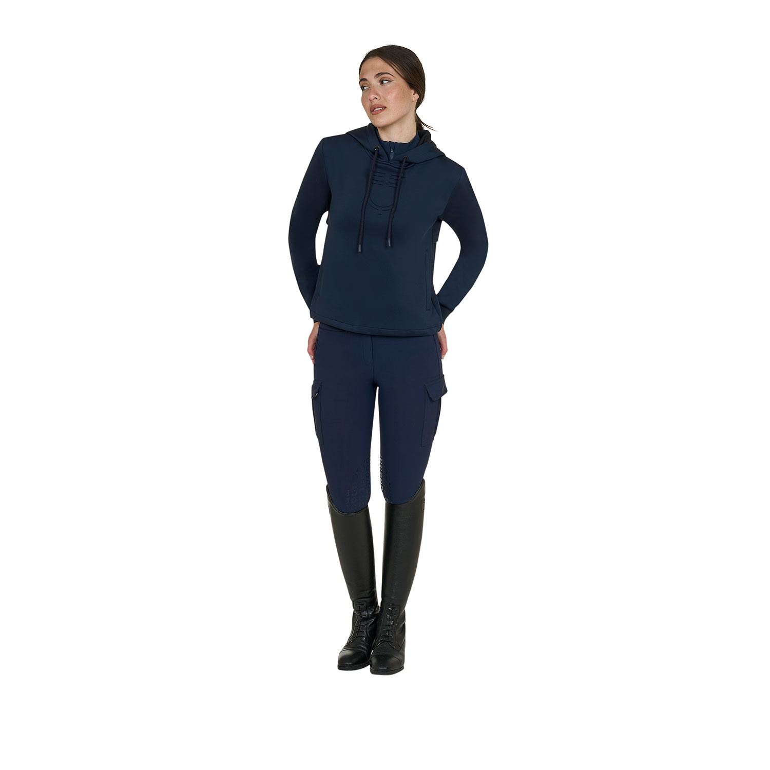 Damen-Hoodie mit Cut-Outs
