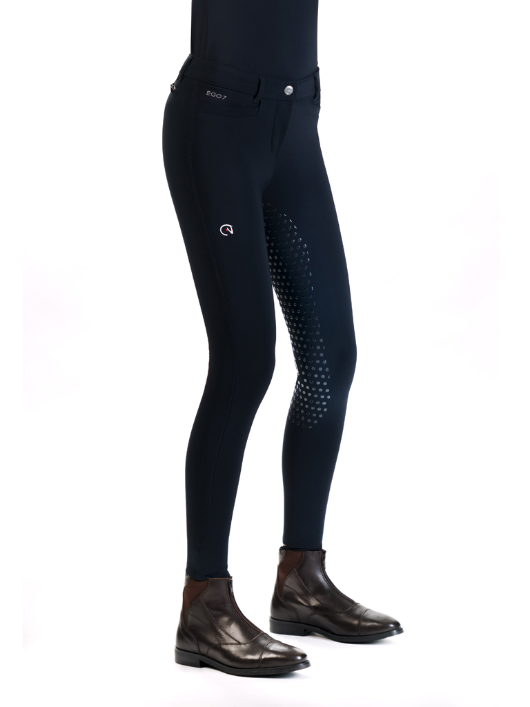Ladies Dressage FG breeches with full grip in navy