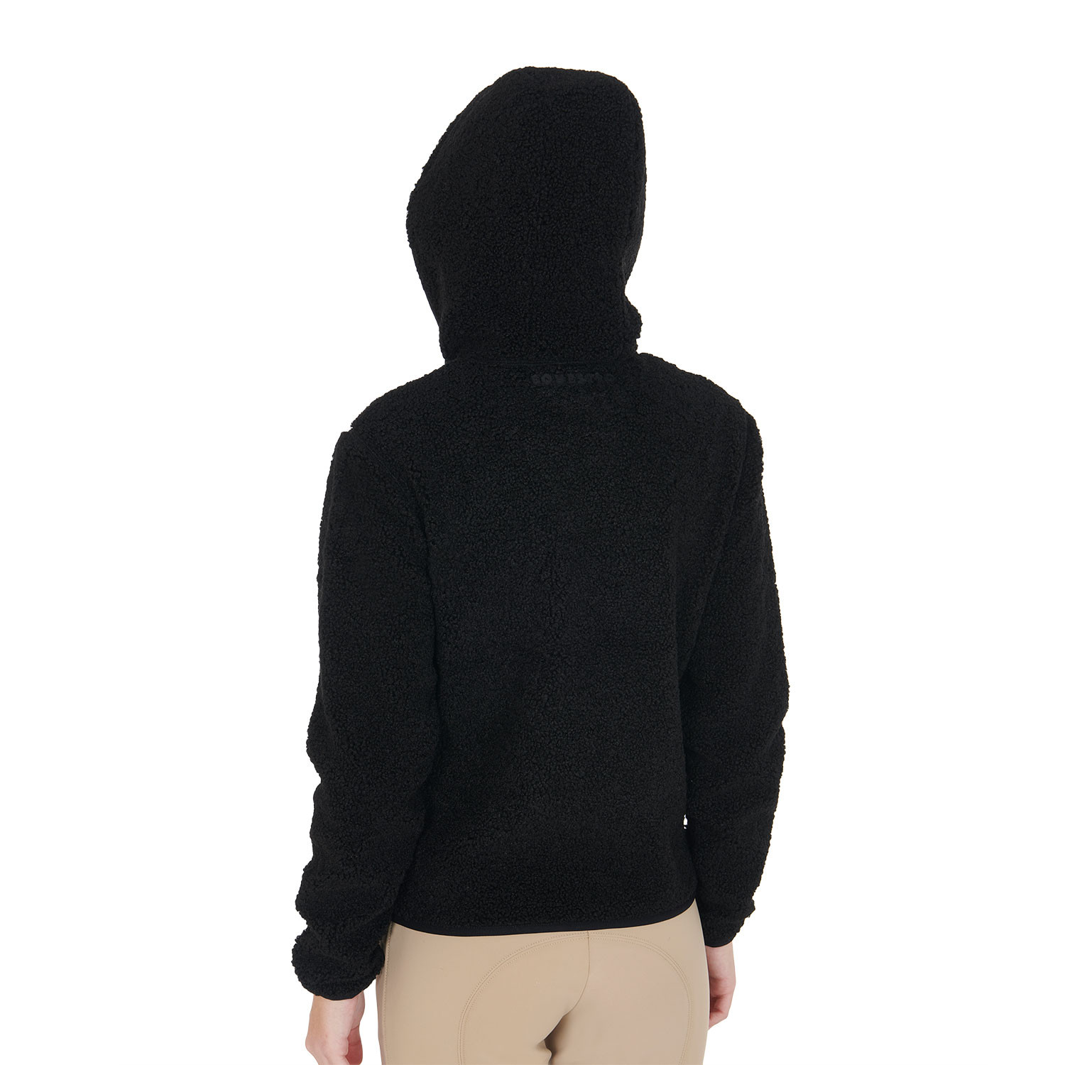 Damen-Fleece-Sweatshirt mit Fronttasche
