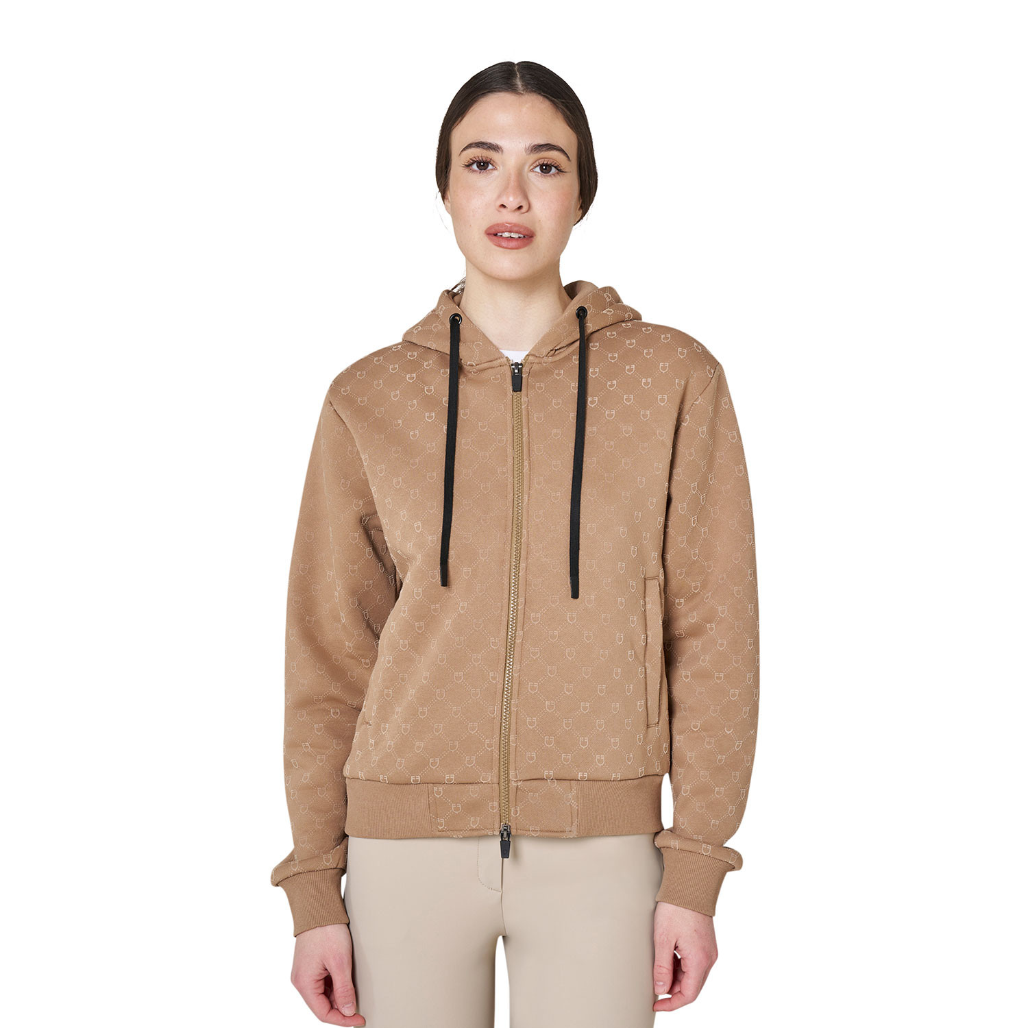 Kapuzensweatshirt für Damen mit Monogramm