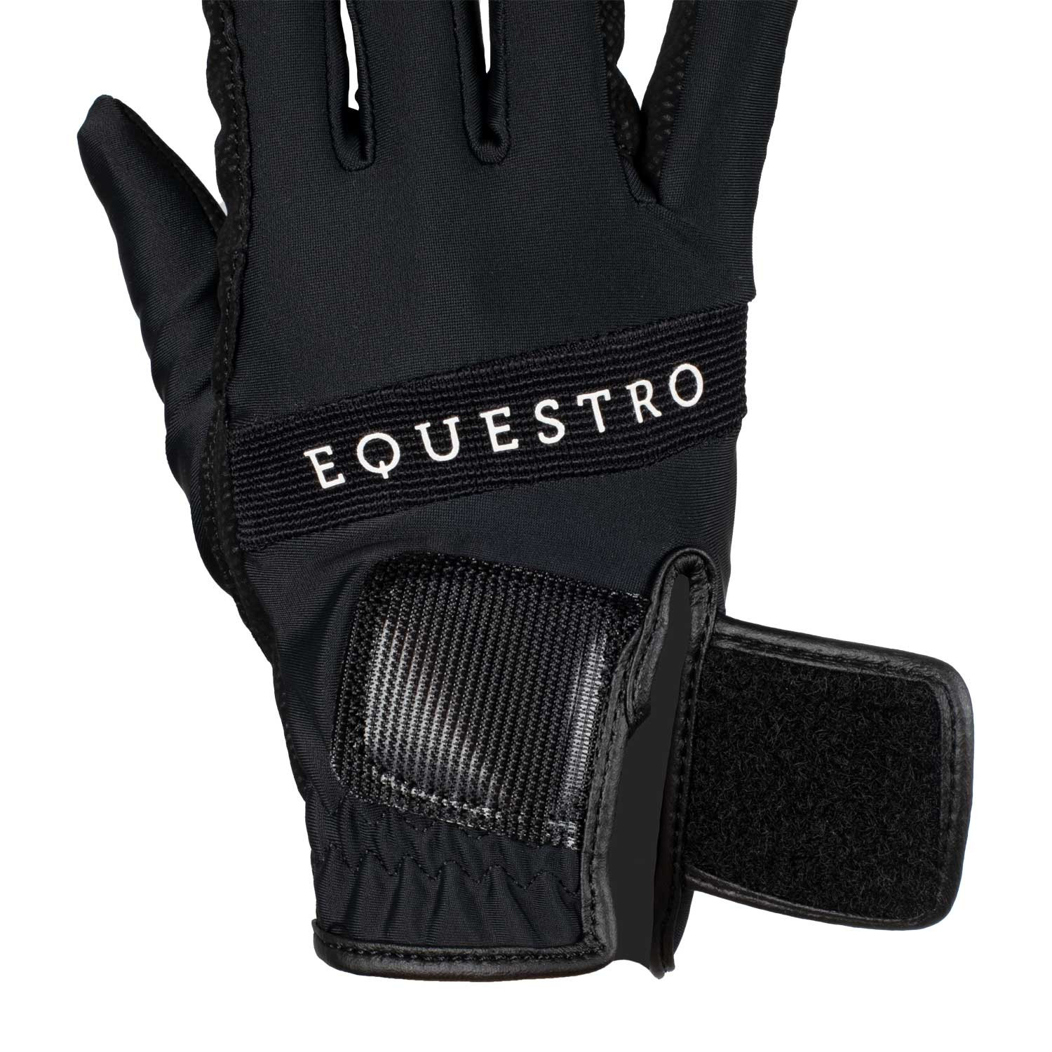 Handschuhe aus technischem Gewebe mit mehrfarbigem Logo
