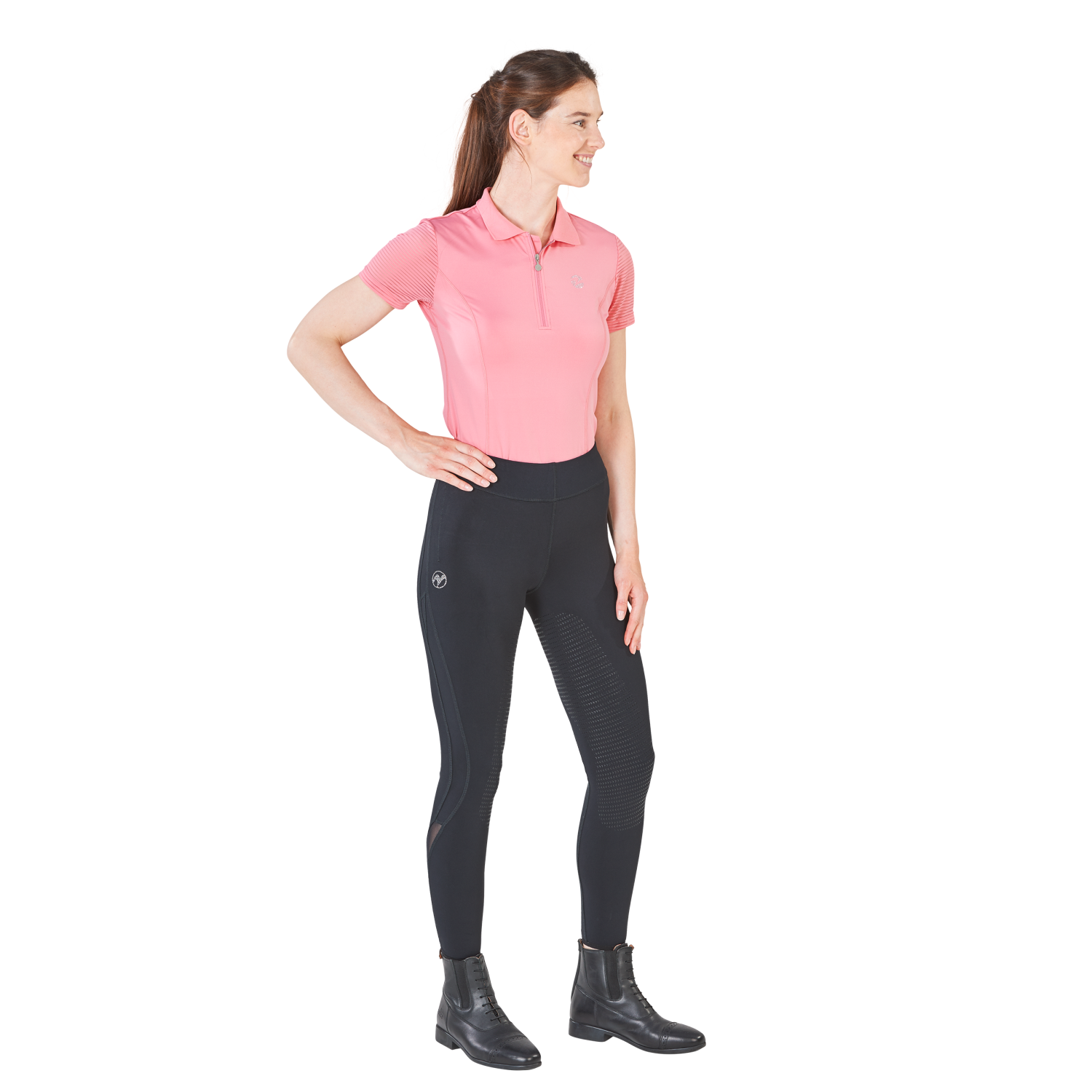 Reitleggings Damen Airy II mit 3/4 Grip