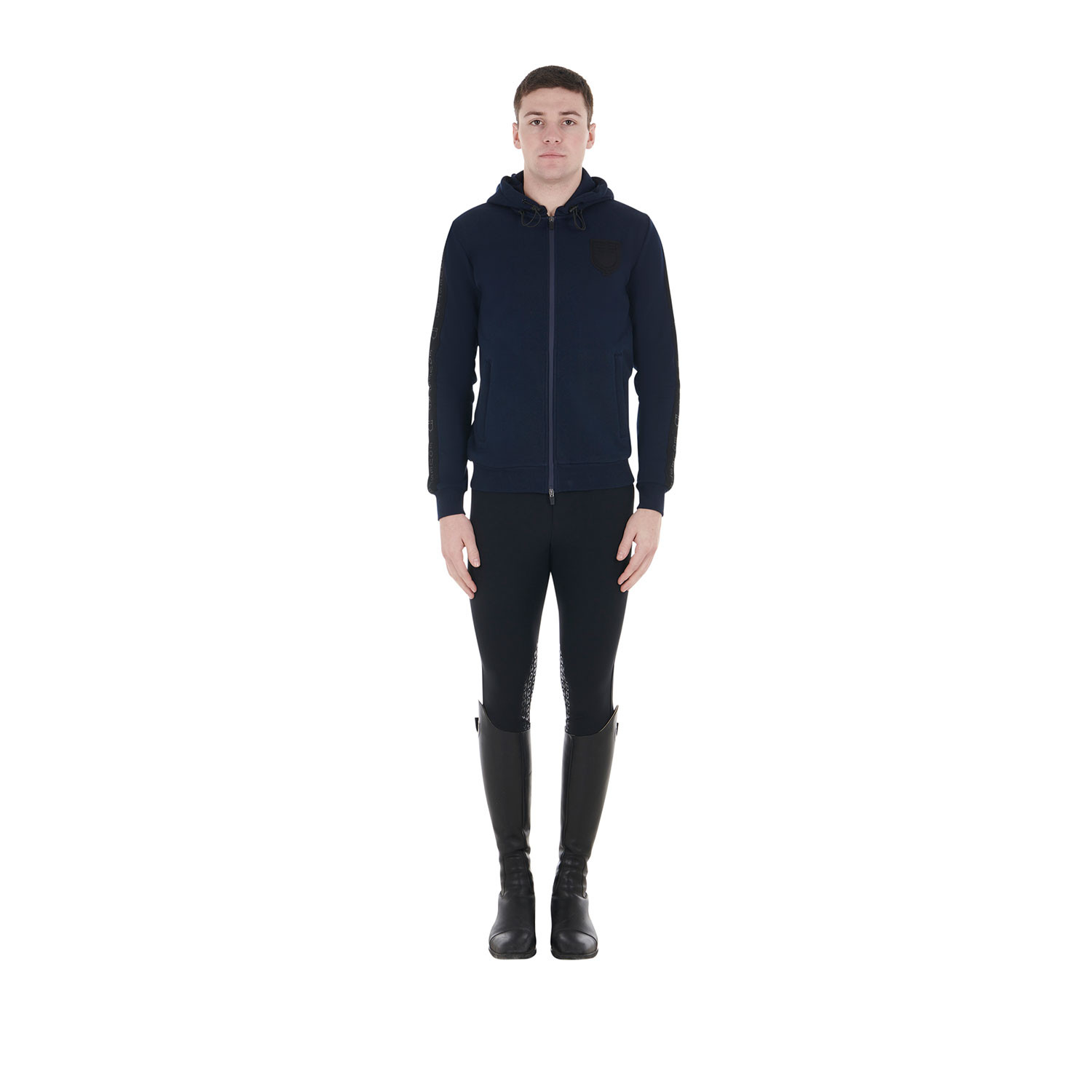 Kapuzen-Sweatshirt für Herren mit Fleece-Innenseite