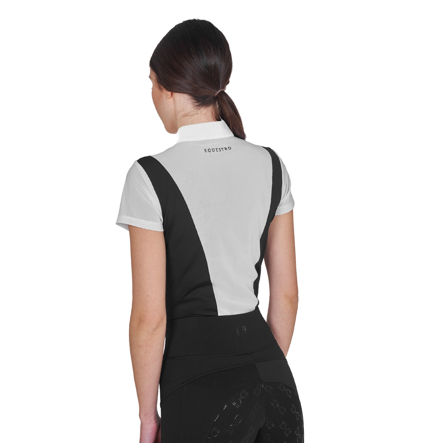 Damen-Trainingspolo mit Mesh-Einsätzen