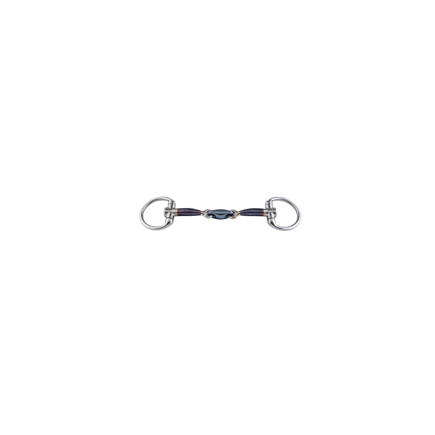 Sweet Iron Kloben bradoon-eliptical-12 in blau