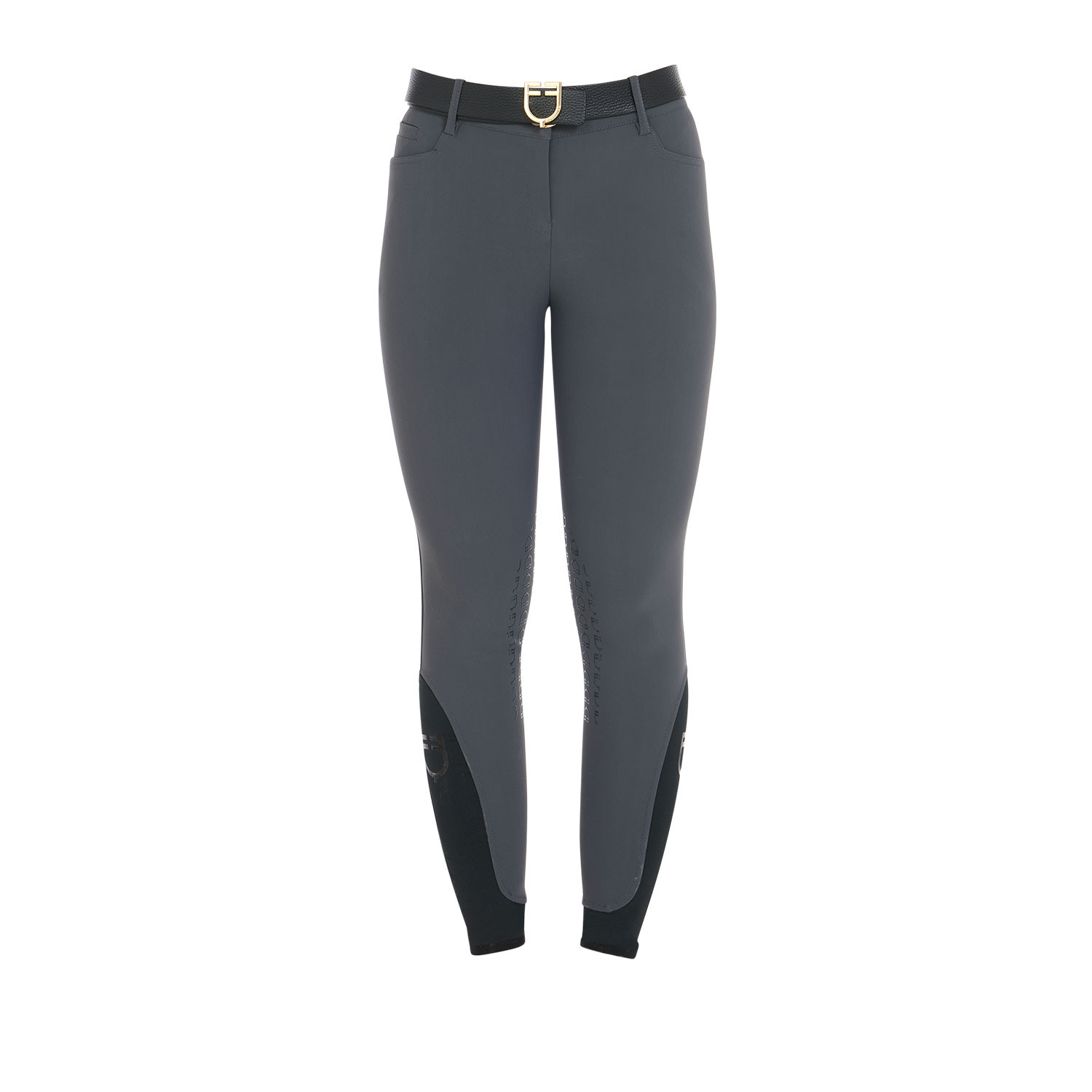 Schmale Damen-Grip-Reithose mit Logo