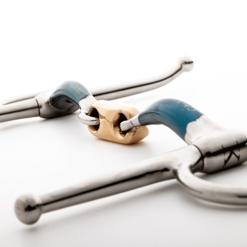 Schenkeltrense"Ergonomic" 14mm - doppelt gebrochen