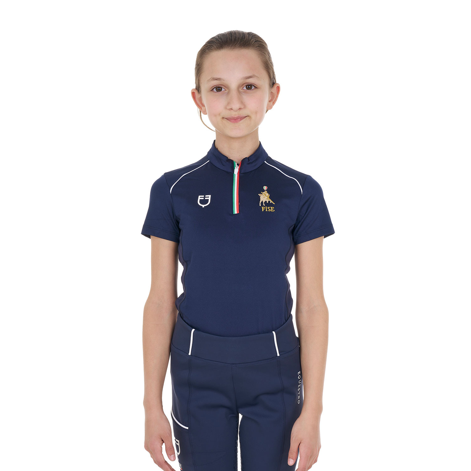 Kinder-Unisex-Trainingspolo X FISE
