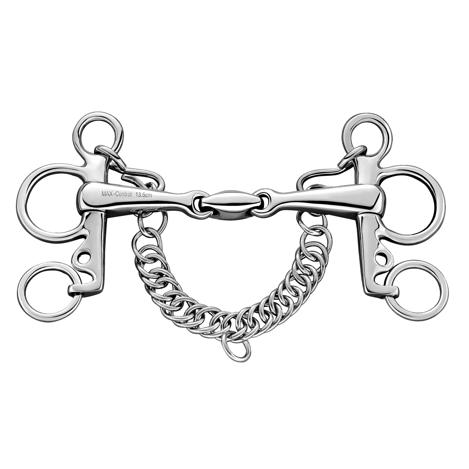 MAX-Control Pelham 16 mm mit Stangenwirkung - Edelstahl rostfrei