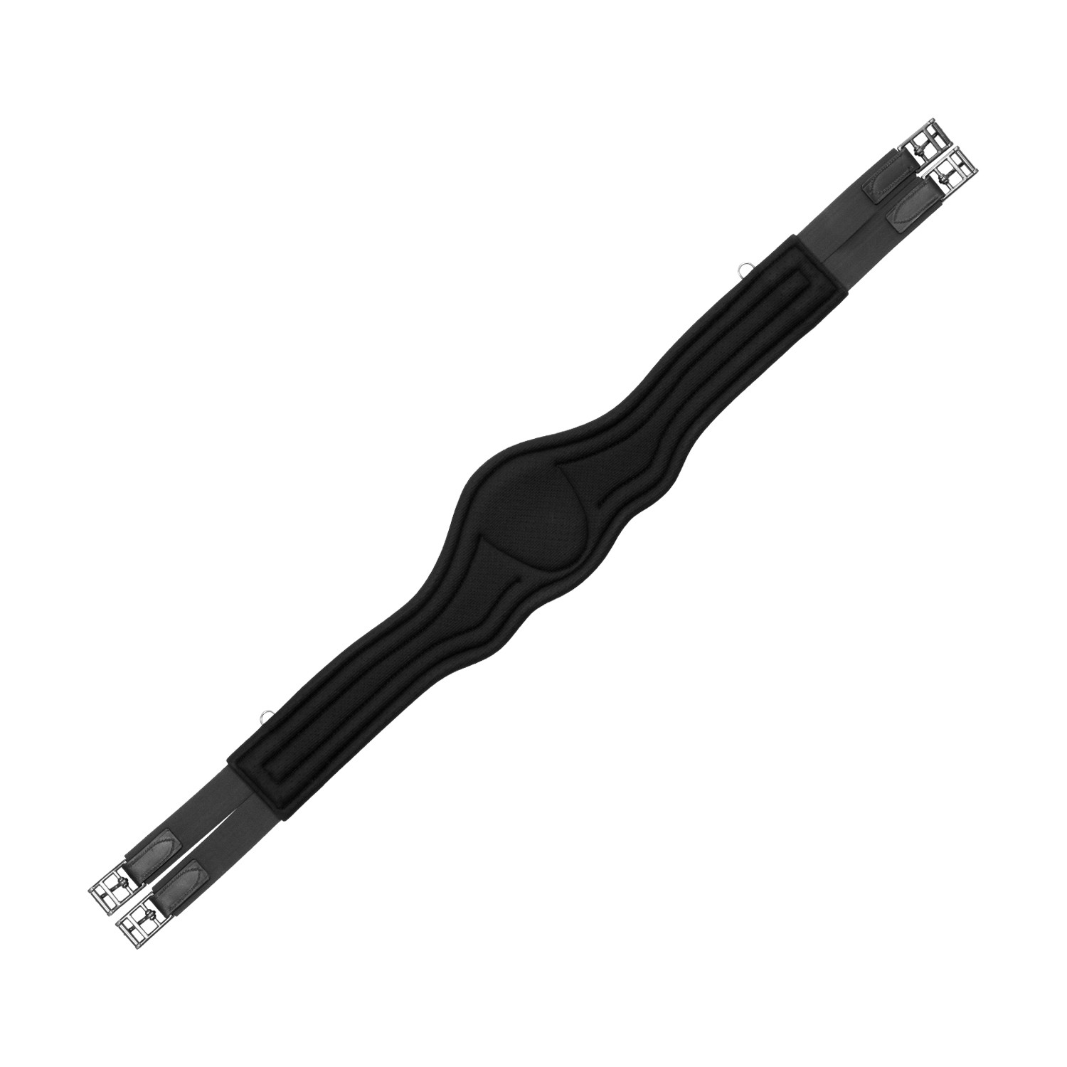 Konturierter Springsattelgurt aus Leder