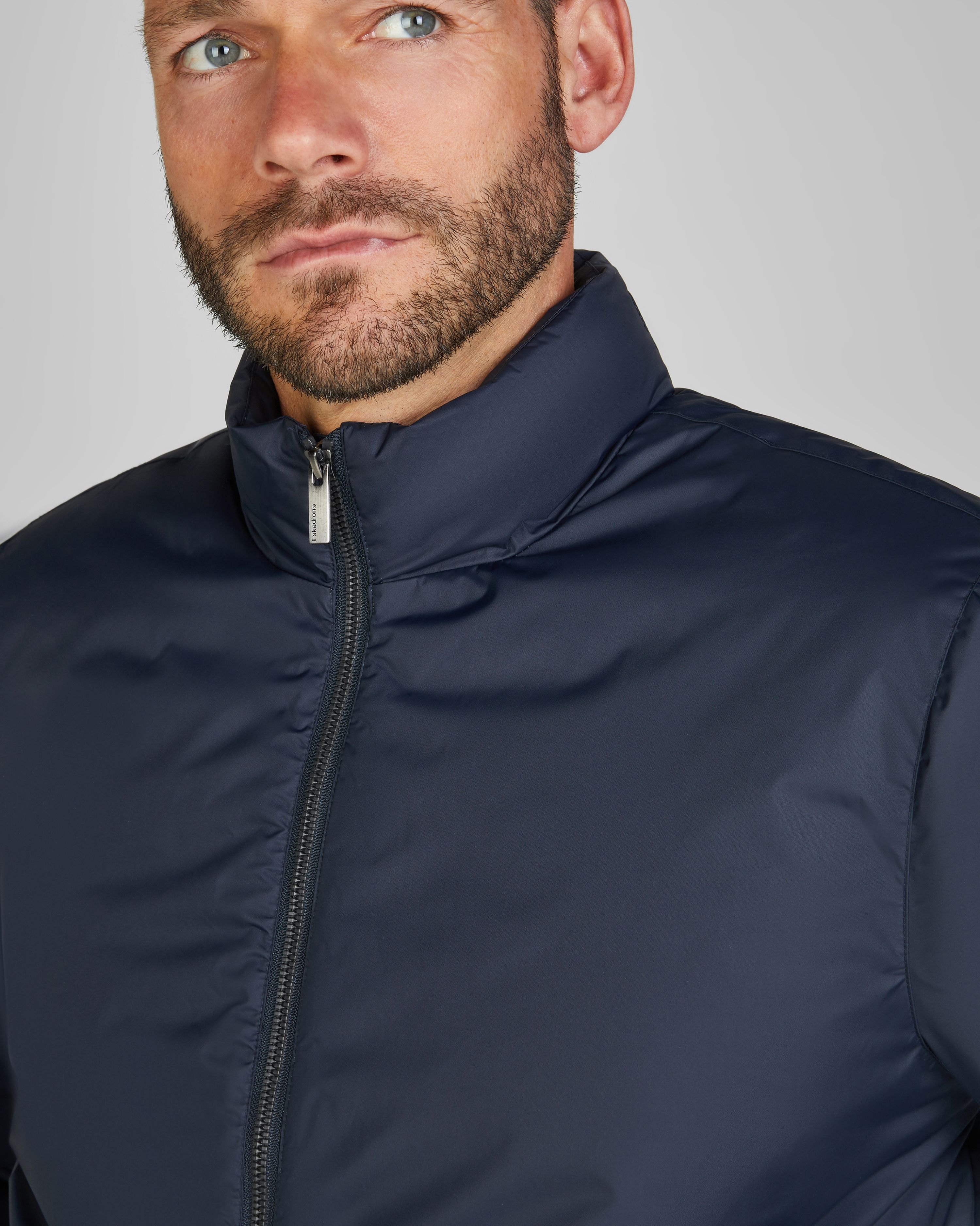 Men's Heritage Quilt blouson in navy