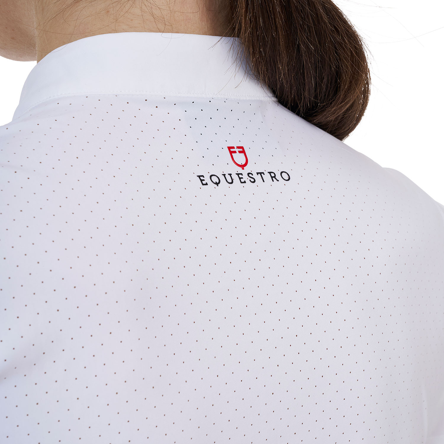 Damen-Turnierpoloshirt mit kurzen Ärmeln und Knöpfen