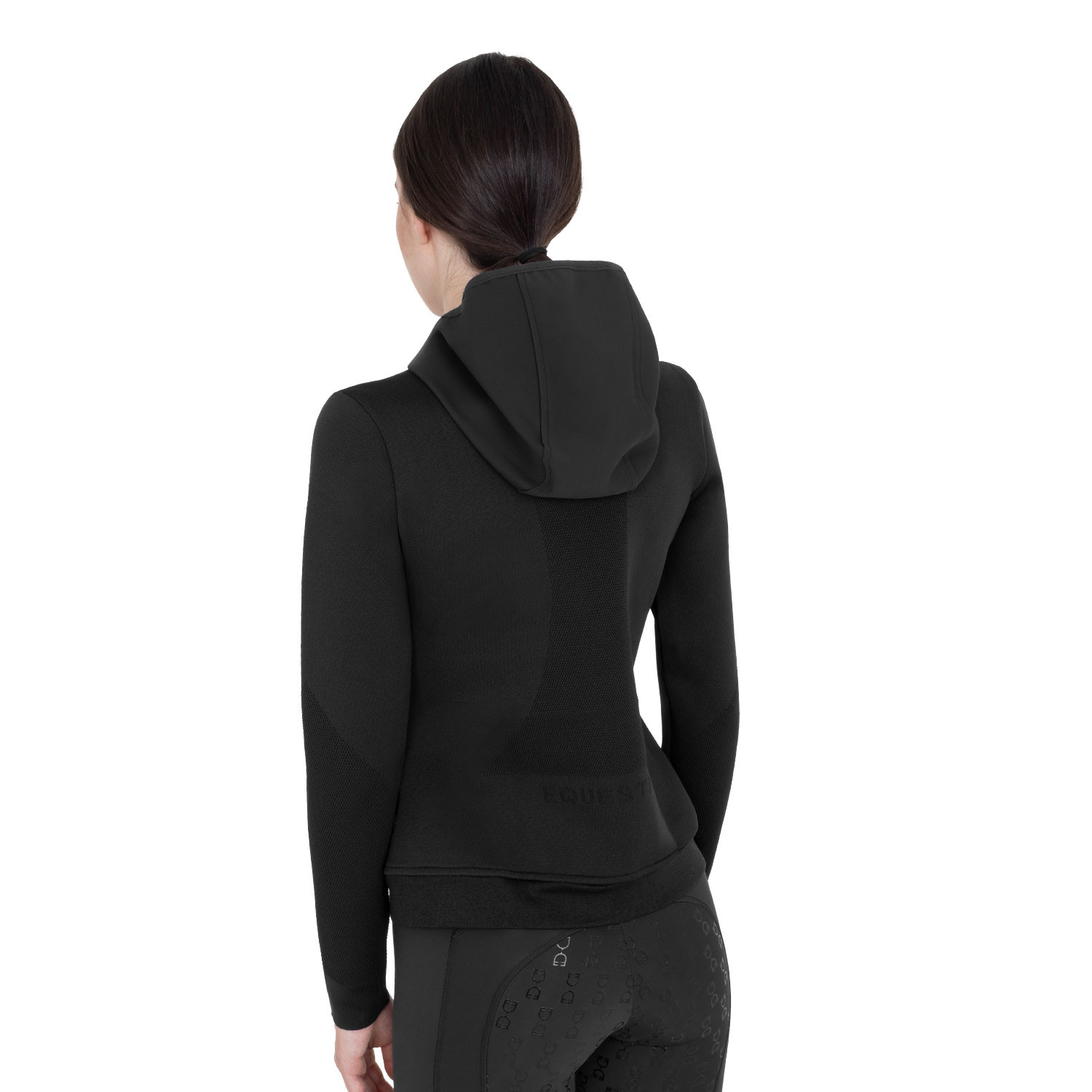 Technisches Kapuzensweatshirt für Damen mit Micro-Mesh-Einsätzen