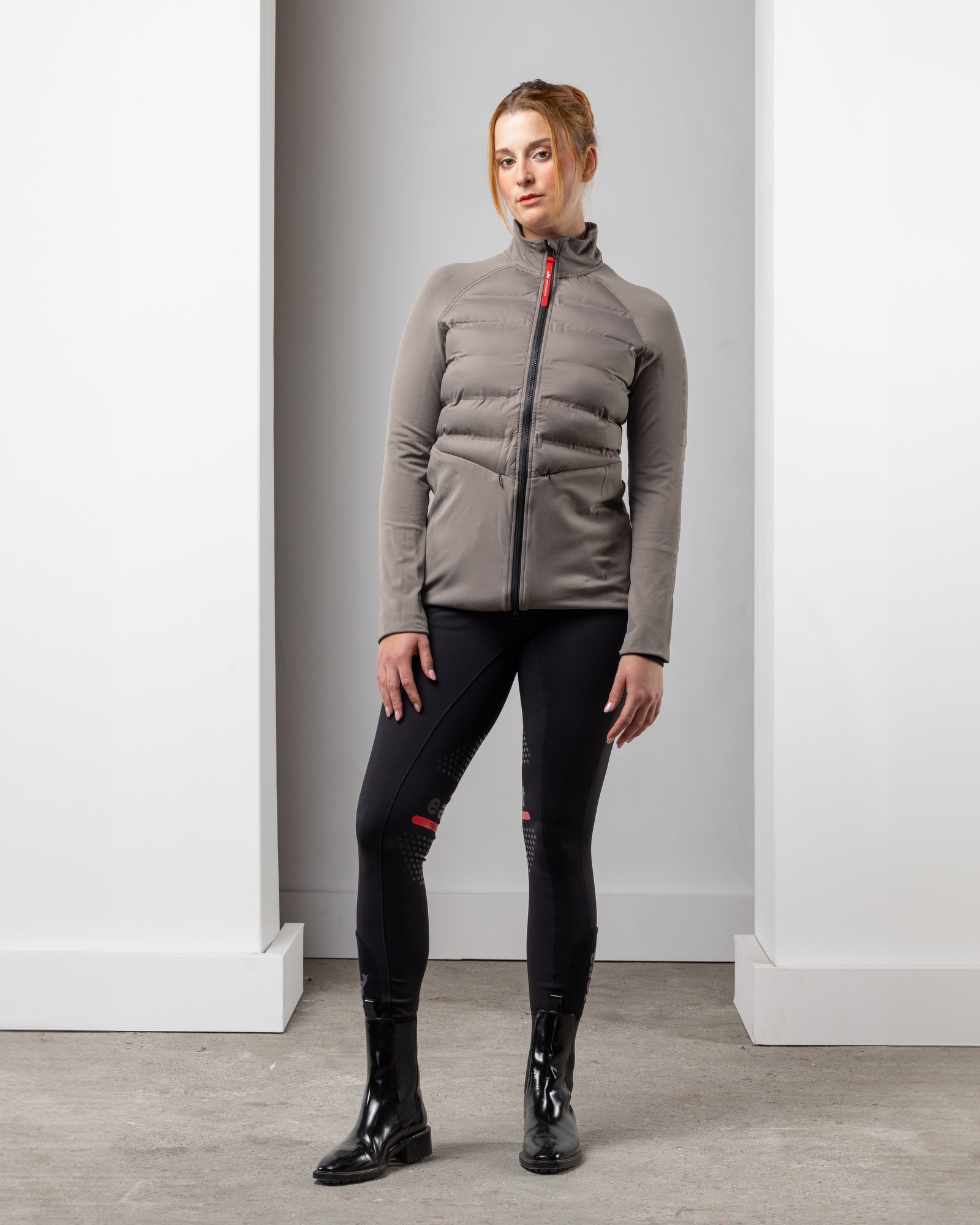 Riding jacket ladies hybrid jersey