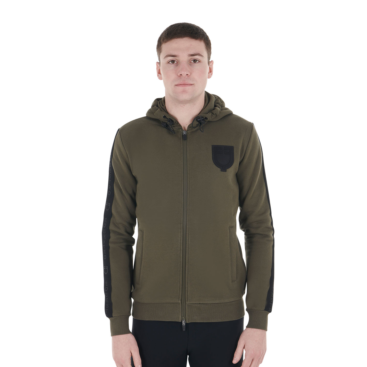 Kapuzen-Sweatshirt für Herren mit Fleece-Innenseite