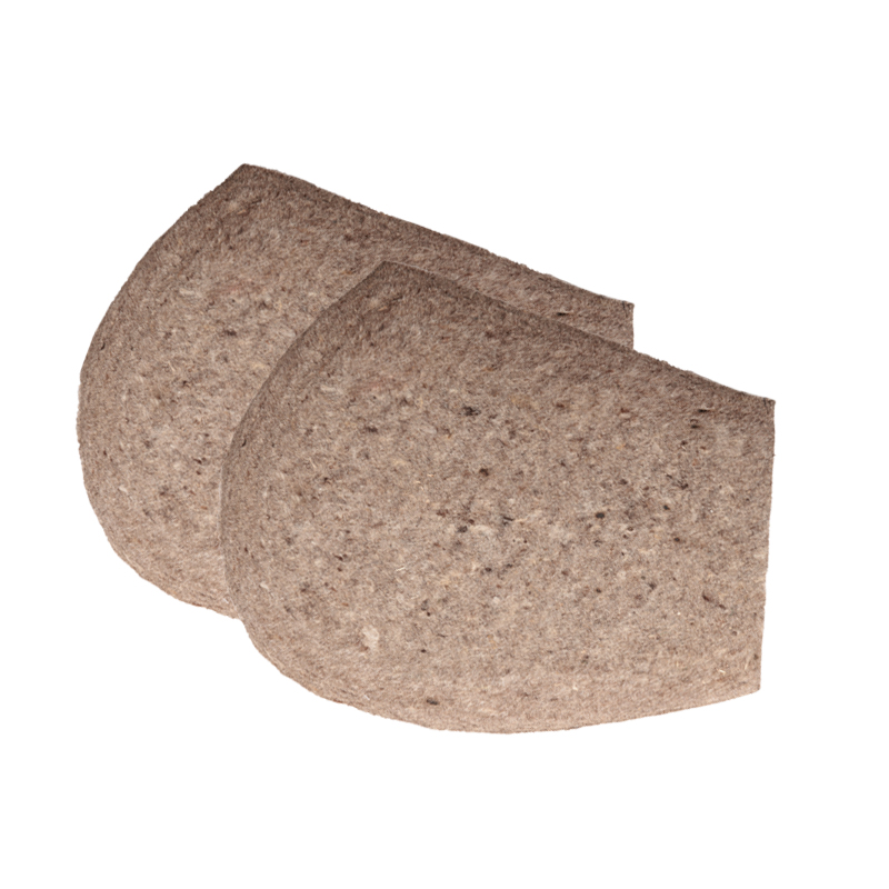 Inserts pour tapis en peau d'agneau doublure intérieure feutre T. 9 mm AVANT