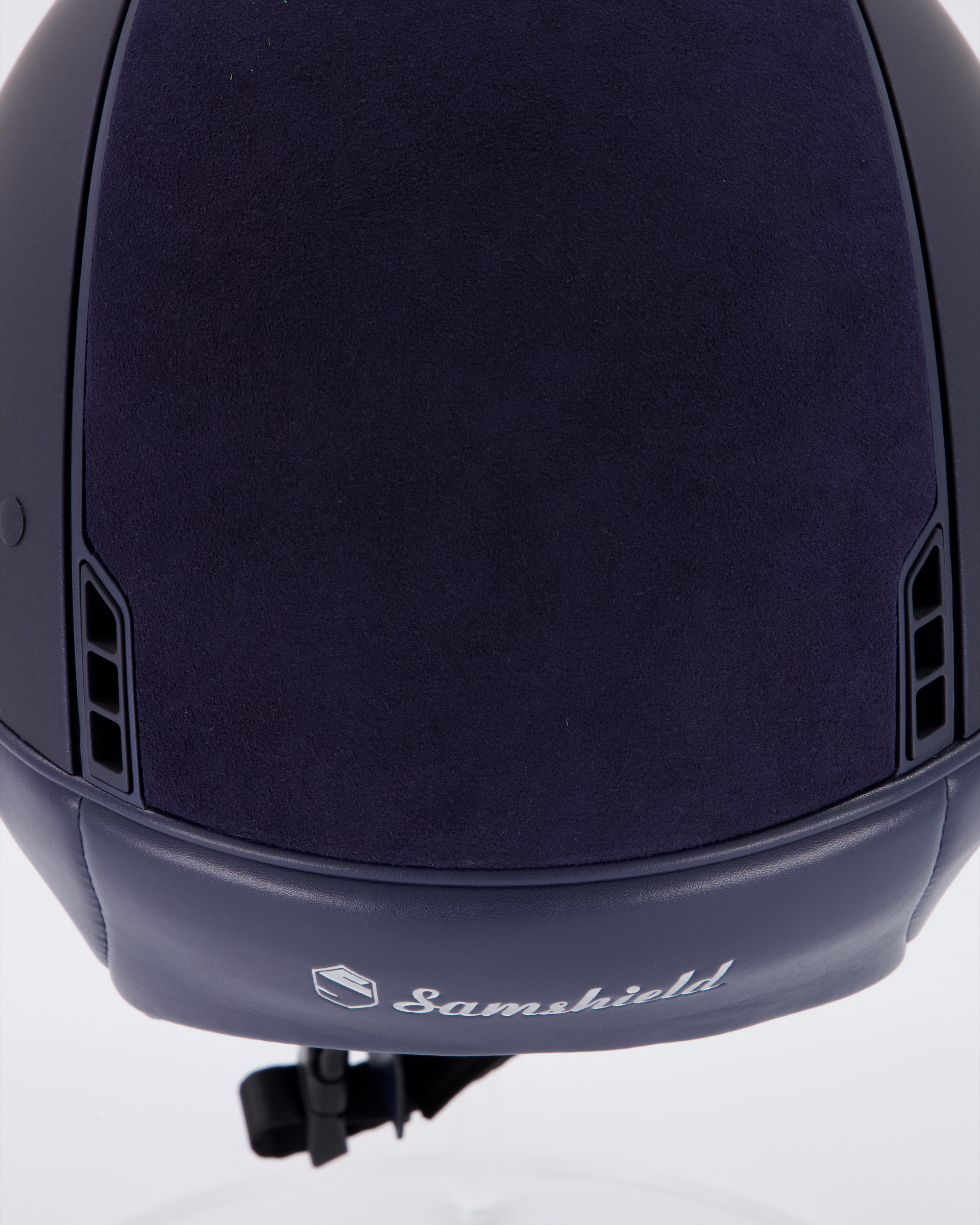Riding helmet Shadowmatt Limited Edition Alcantara 5 Swarovski in blue