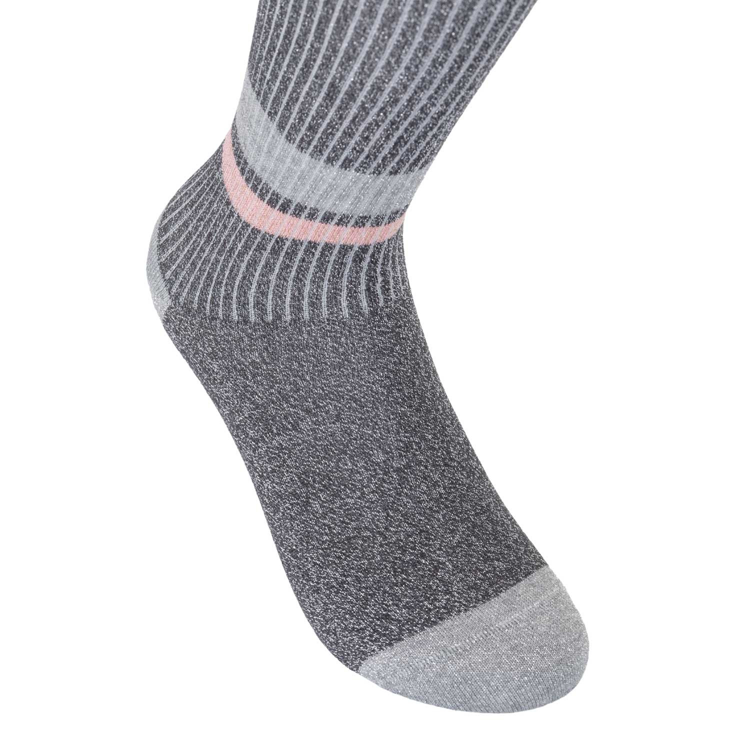 Elastische Damensocken mit Lurex