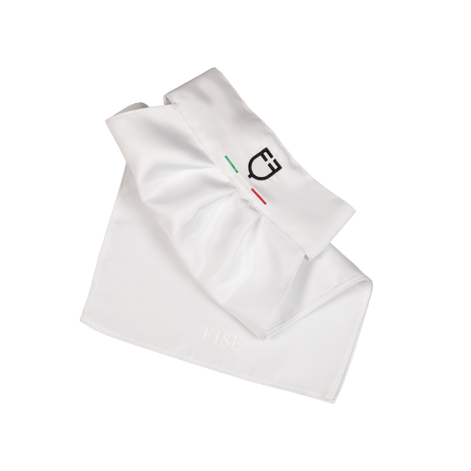 Turnierplastron mit gesticktem Logo X FISE