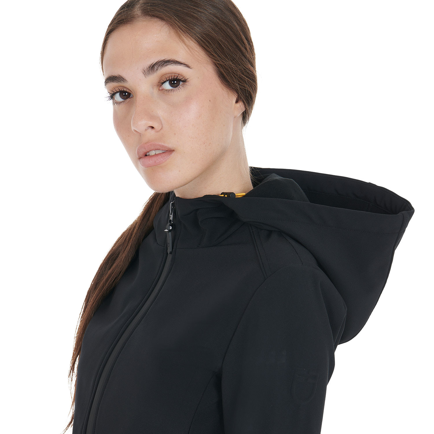 Taillierte Softshell-Jacke mit verdeckten Taschen