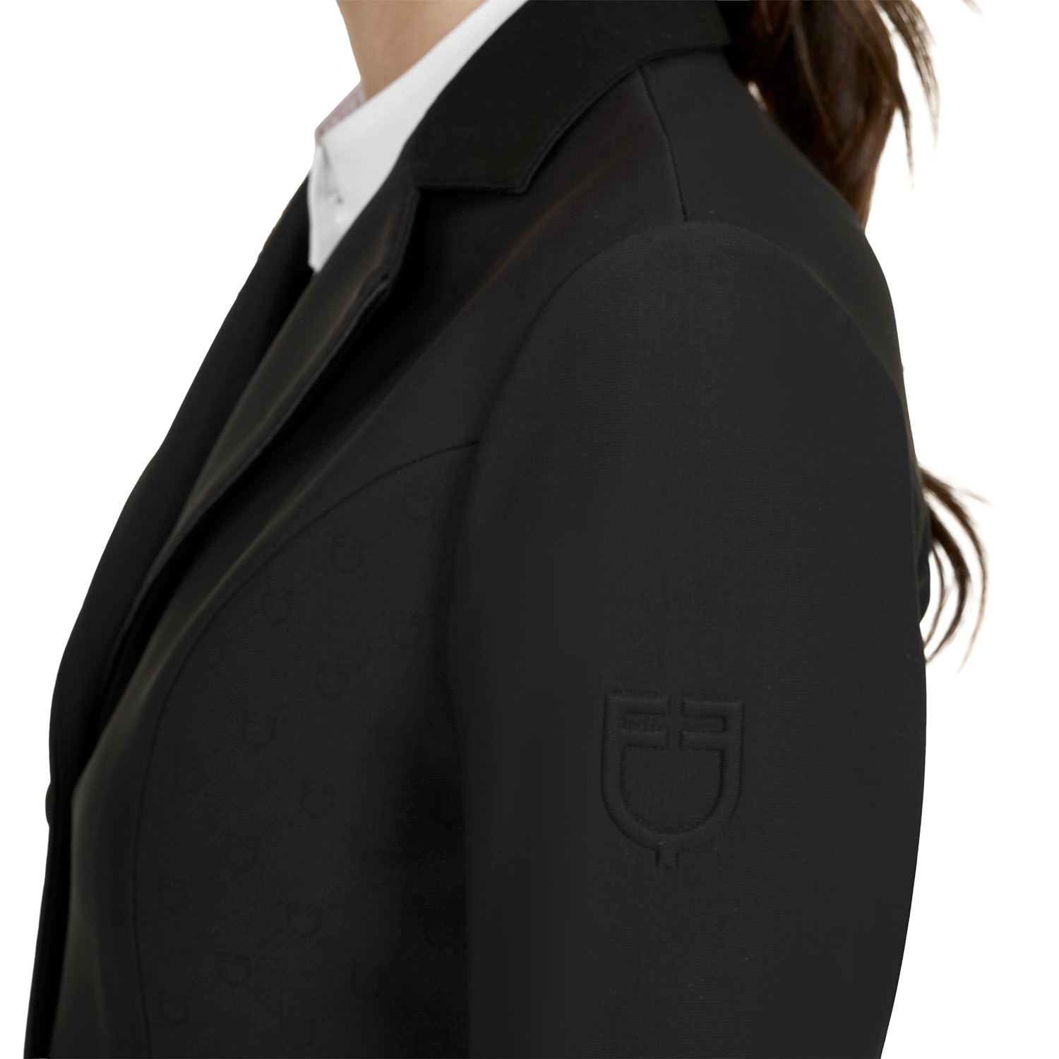Damen-Turnierjackett mit Monogramm und drei Knöpfen
