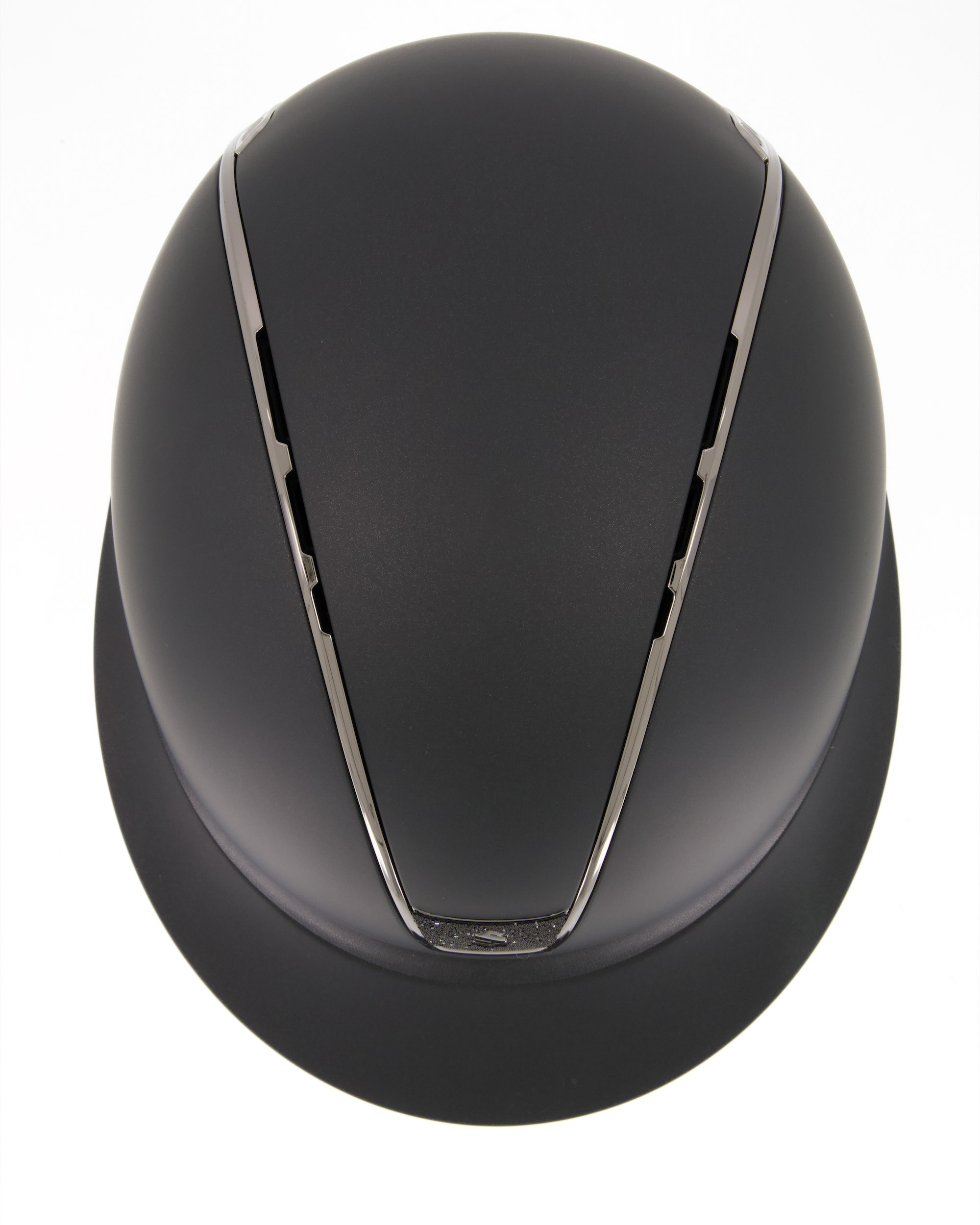 Reithelm 2.0 Miss Shield Shadowmatt, Trim Chrome Black, Blason Crystal Fabric black in schwarz