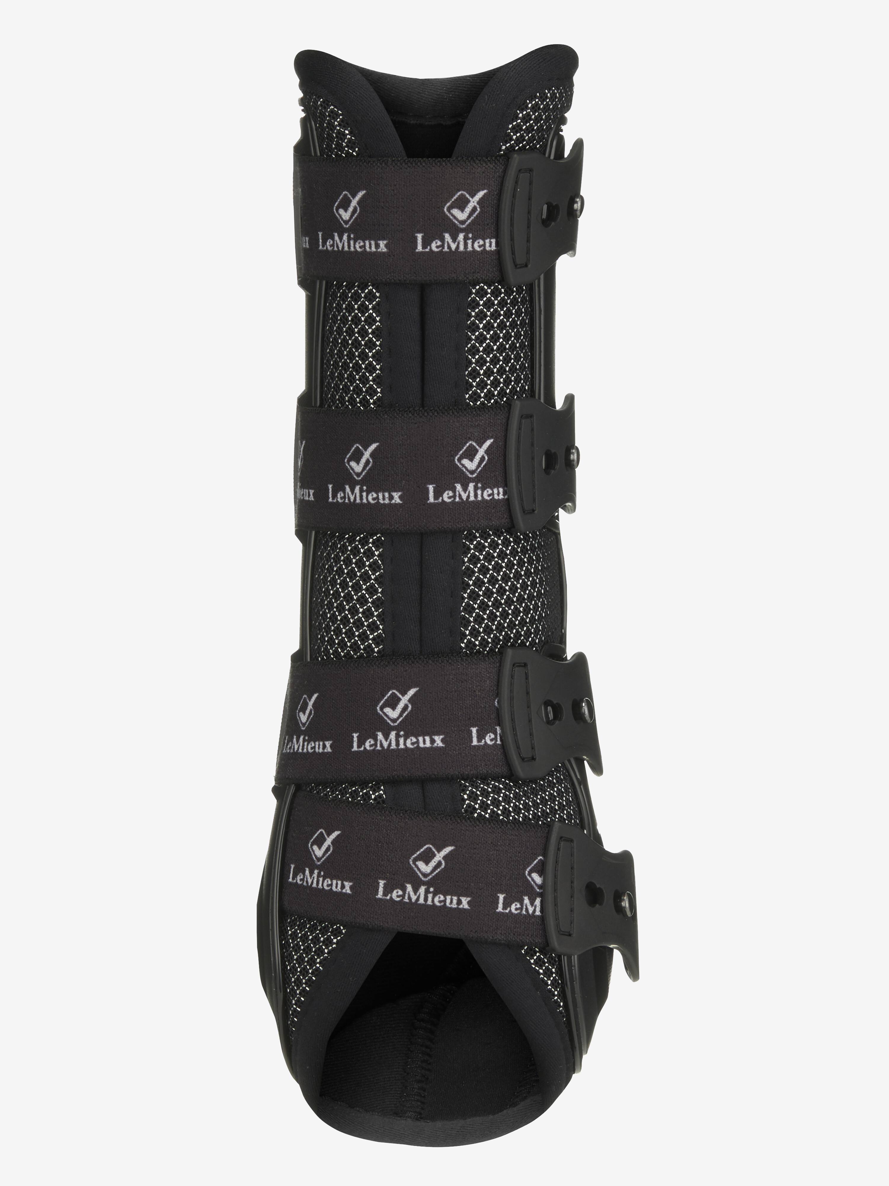 Gamaschen hinten Ultramesh in schwarz
