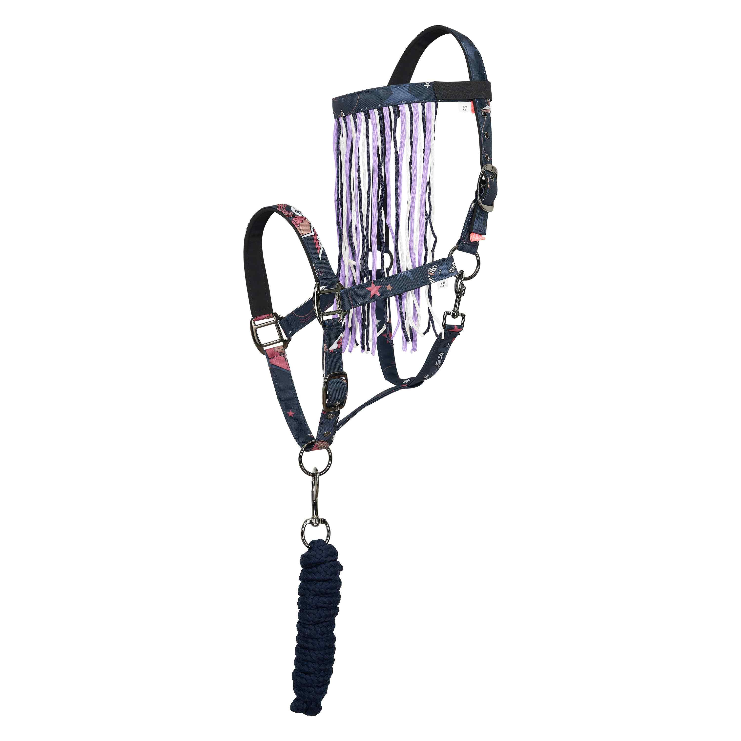 Halfter Nylon mit Anbindestrick und Fliegenfransen