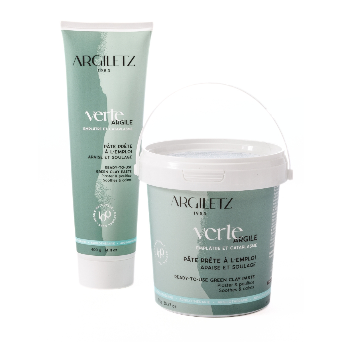 Grüner Lehm by "argiletz" Paste 400g