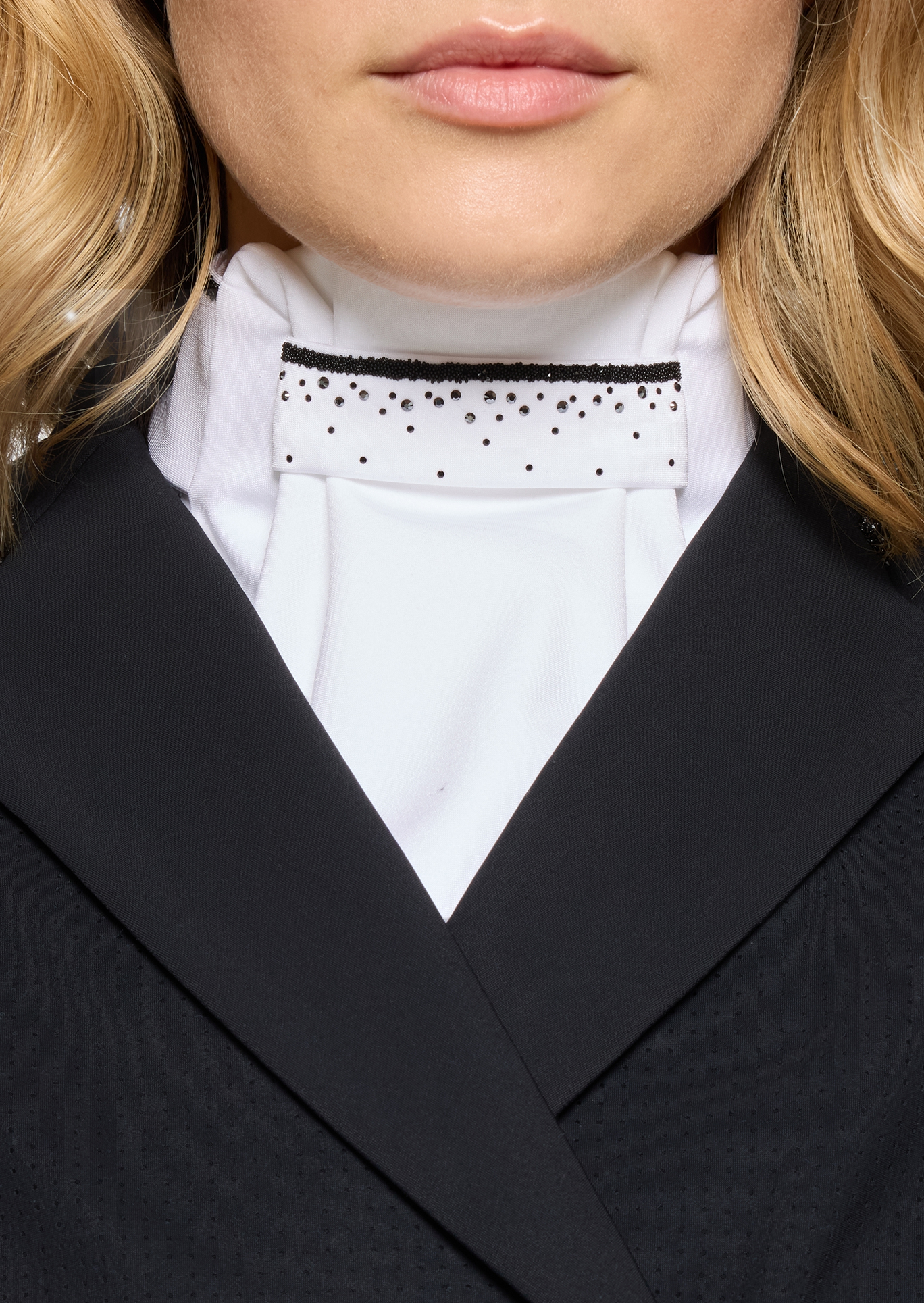 Plastron Crystal Fabric