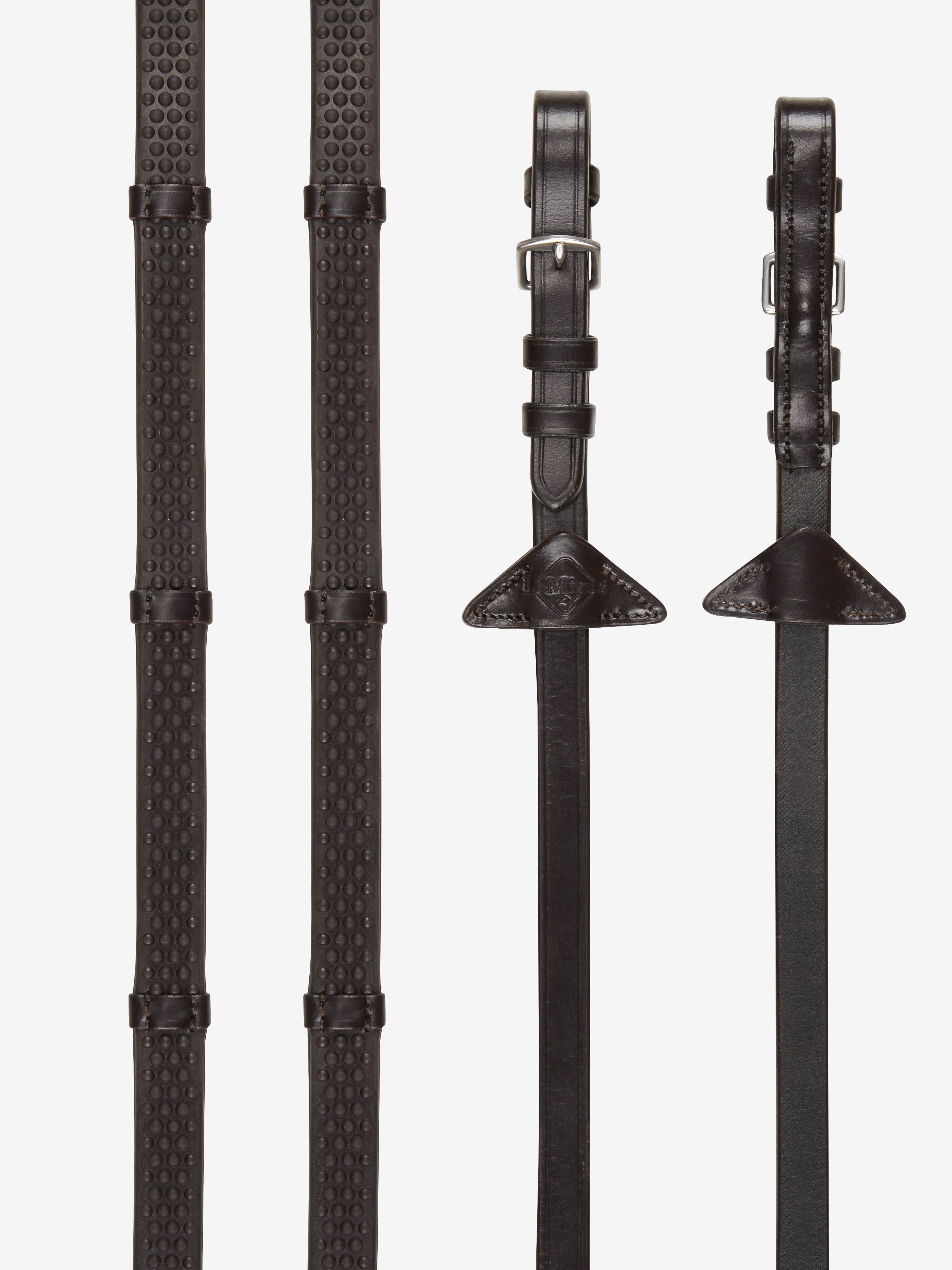 Zachte rubberteugels met stoppers bruin/zilver