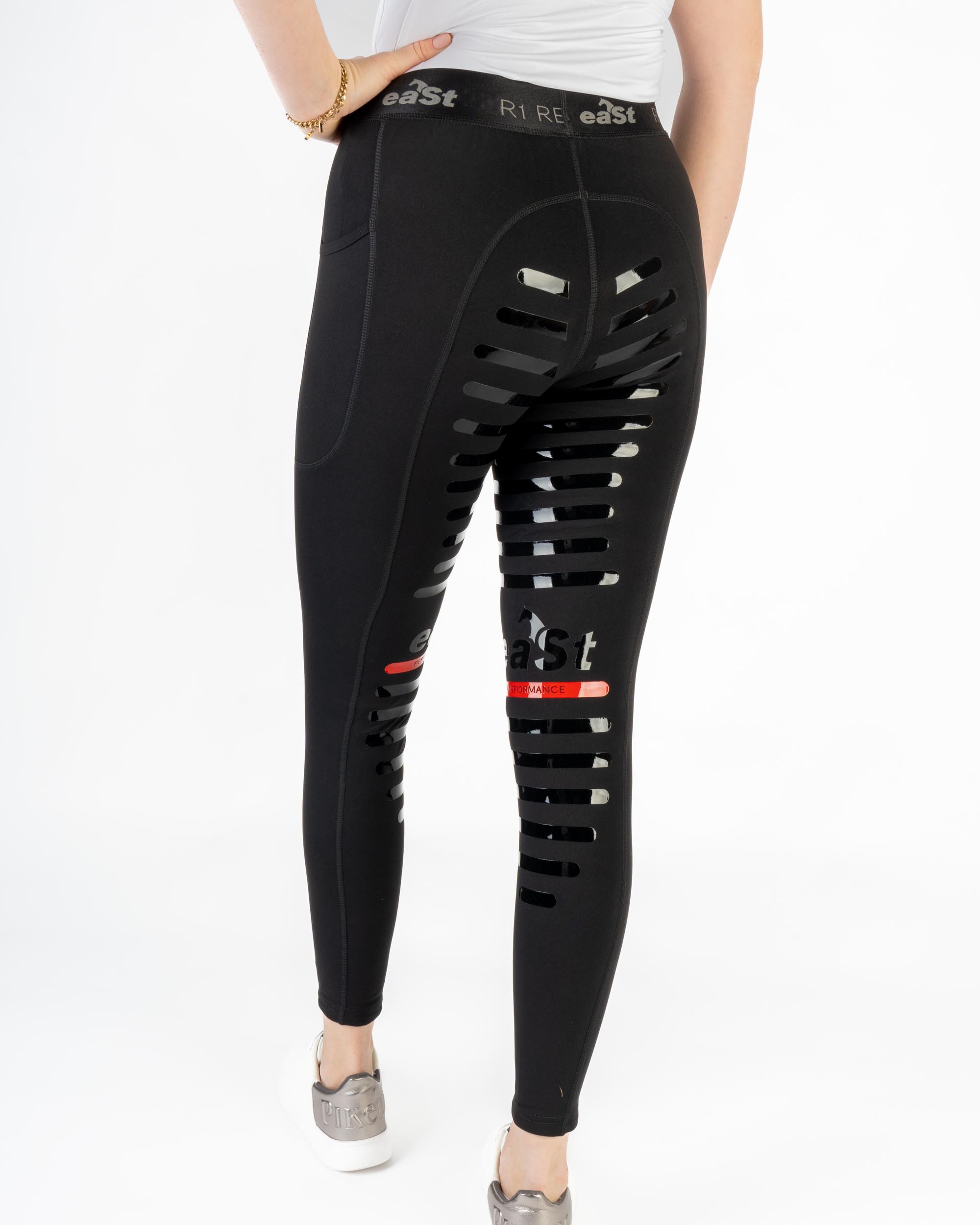 Ladies riding leggings Reggings® R1 Dressage with full grip