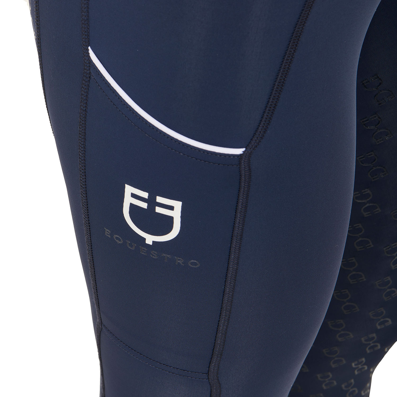 Damen-Leggings Slim Fit mit Vollbesatz