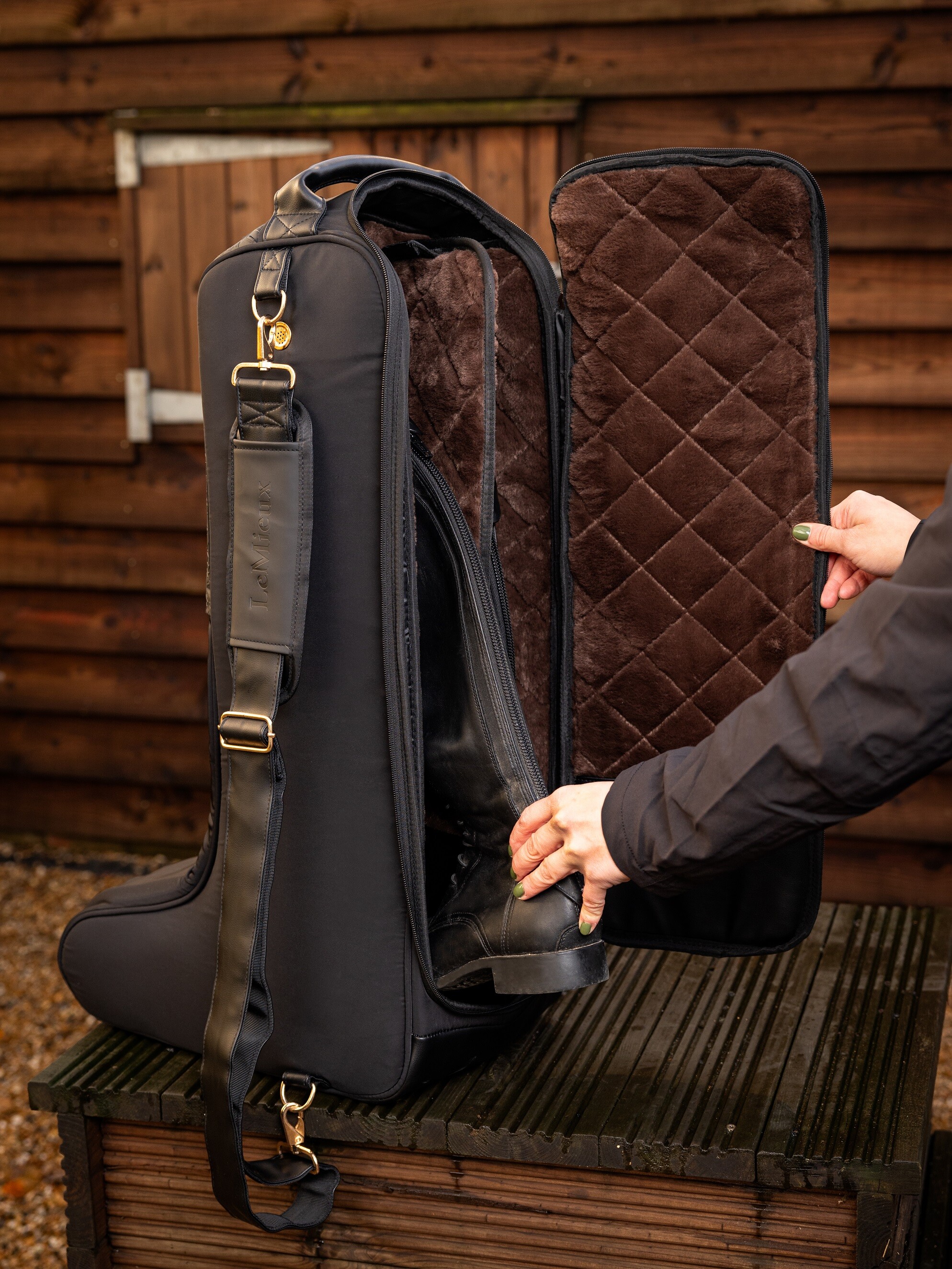 Luxe Stiefeltasche