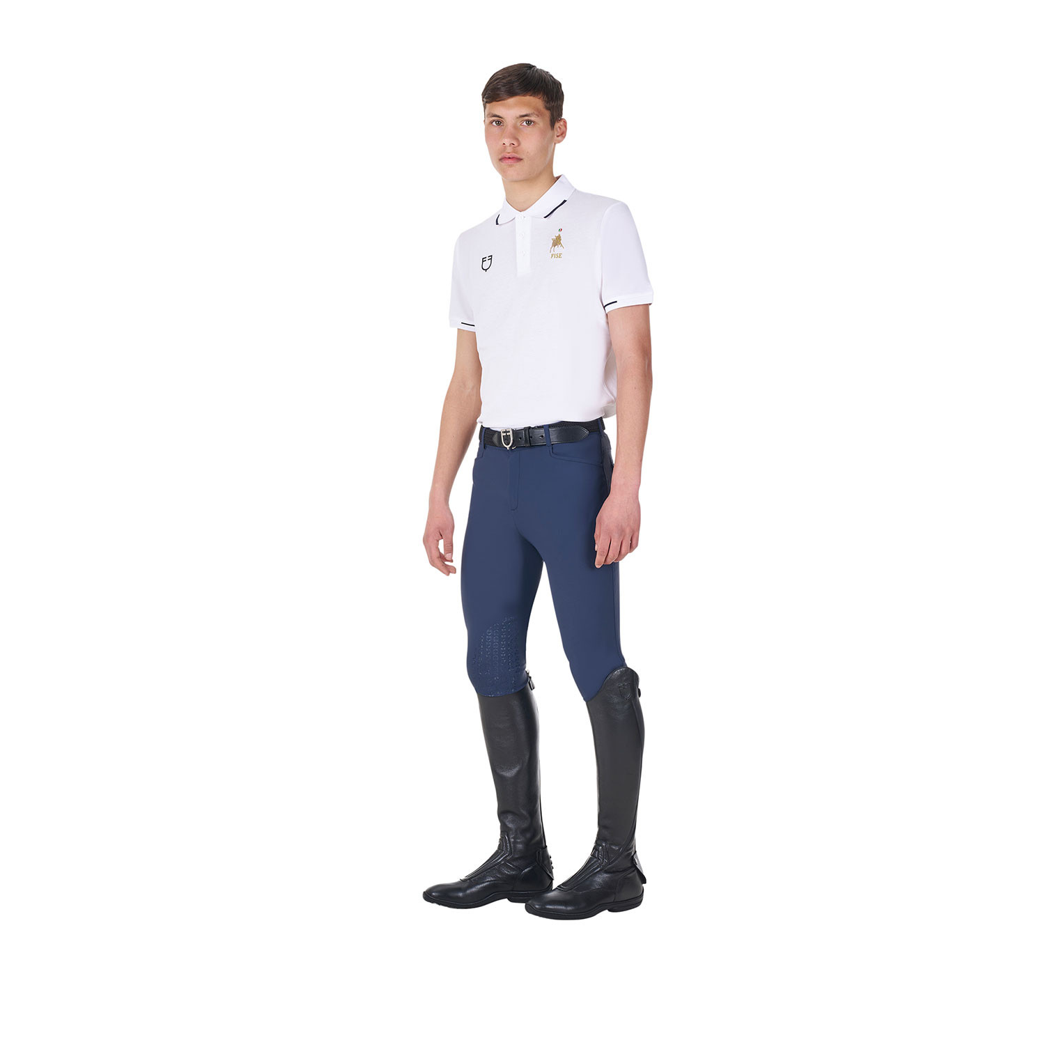 Herren-Trainingspolo mit drei Knöpfen X FISE