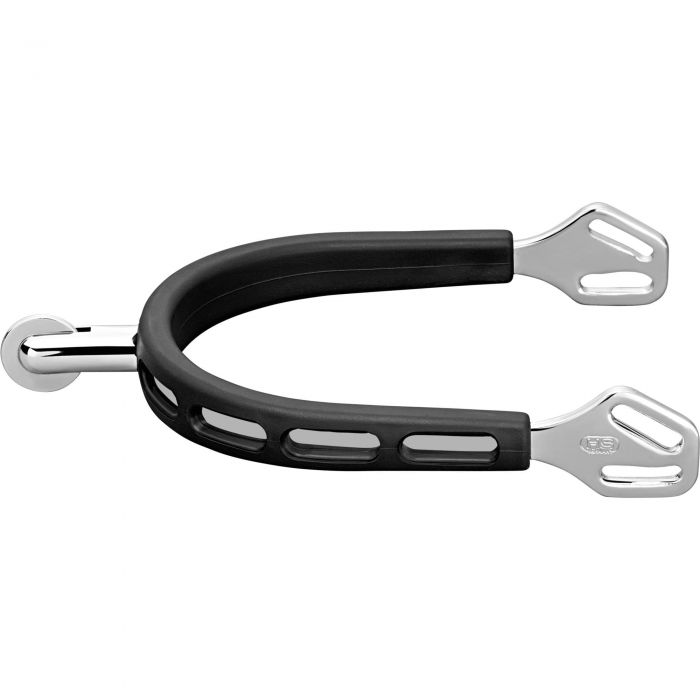 Spurs Ultra Fit Extra Grip rounded spike with small wheel in black