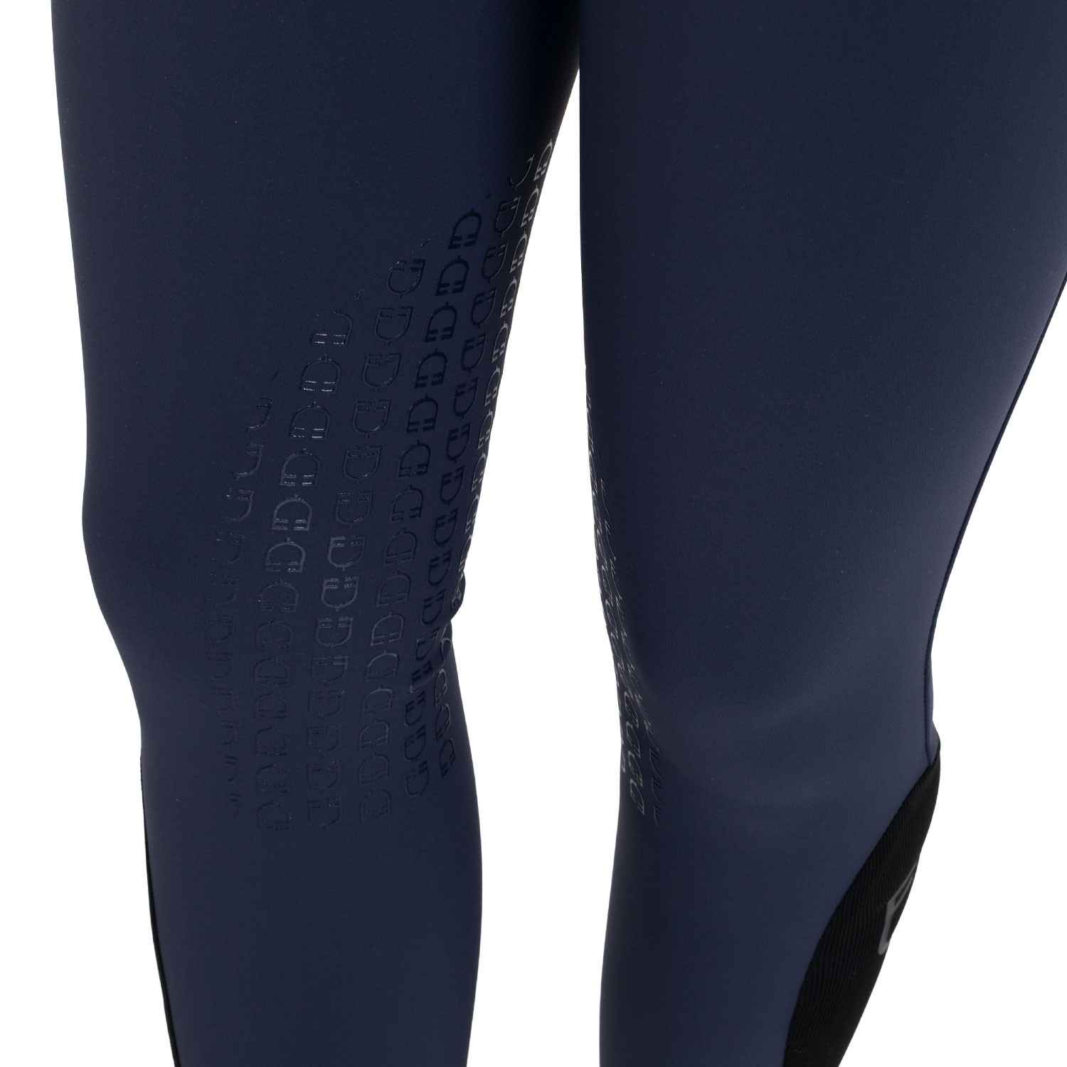Damen-Reithose High-Waist mit Kniebesatz