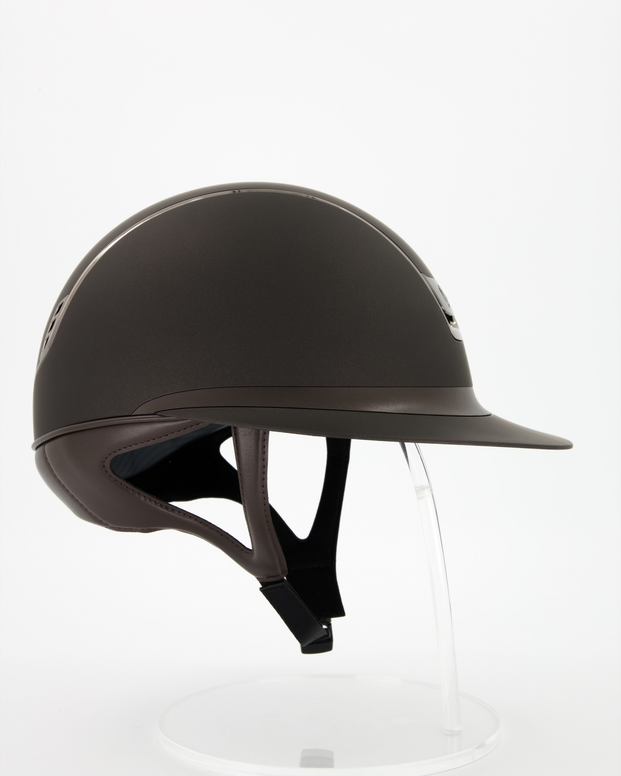 Riding helmet 2.0 Miss Shield Shadowmatt Standard in brown