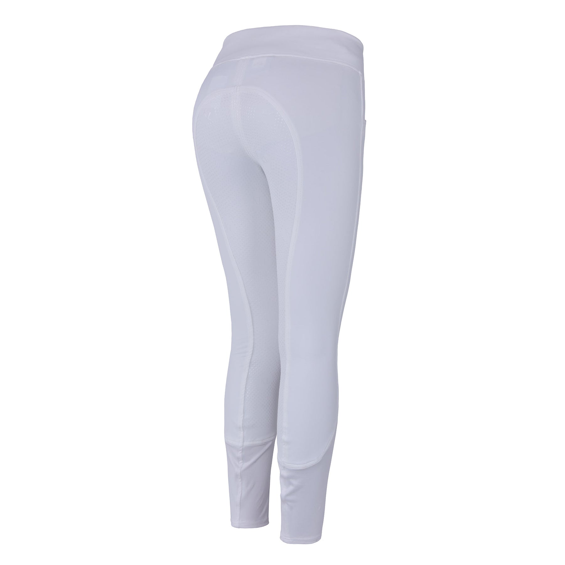 Ladies riding leggings KLkatja, E-Tec with full grip in white