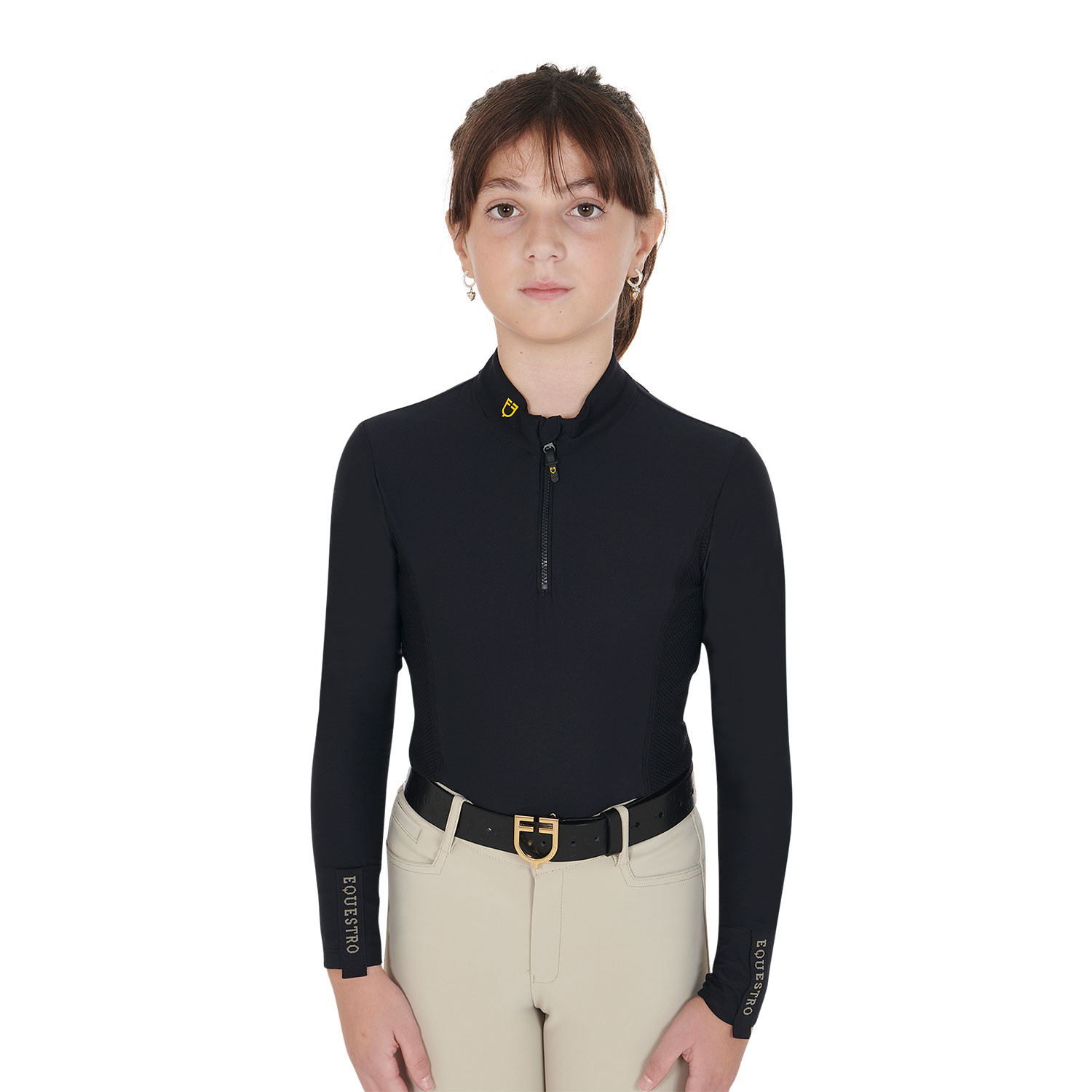 Langärmeliges Trainings-Base-Layer für Mädchen