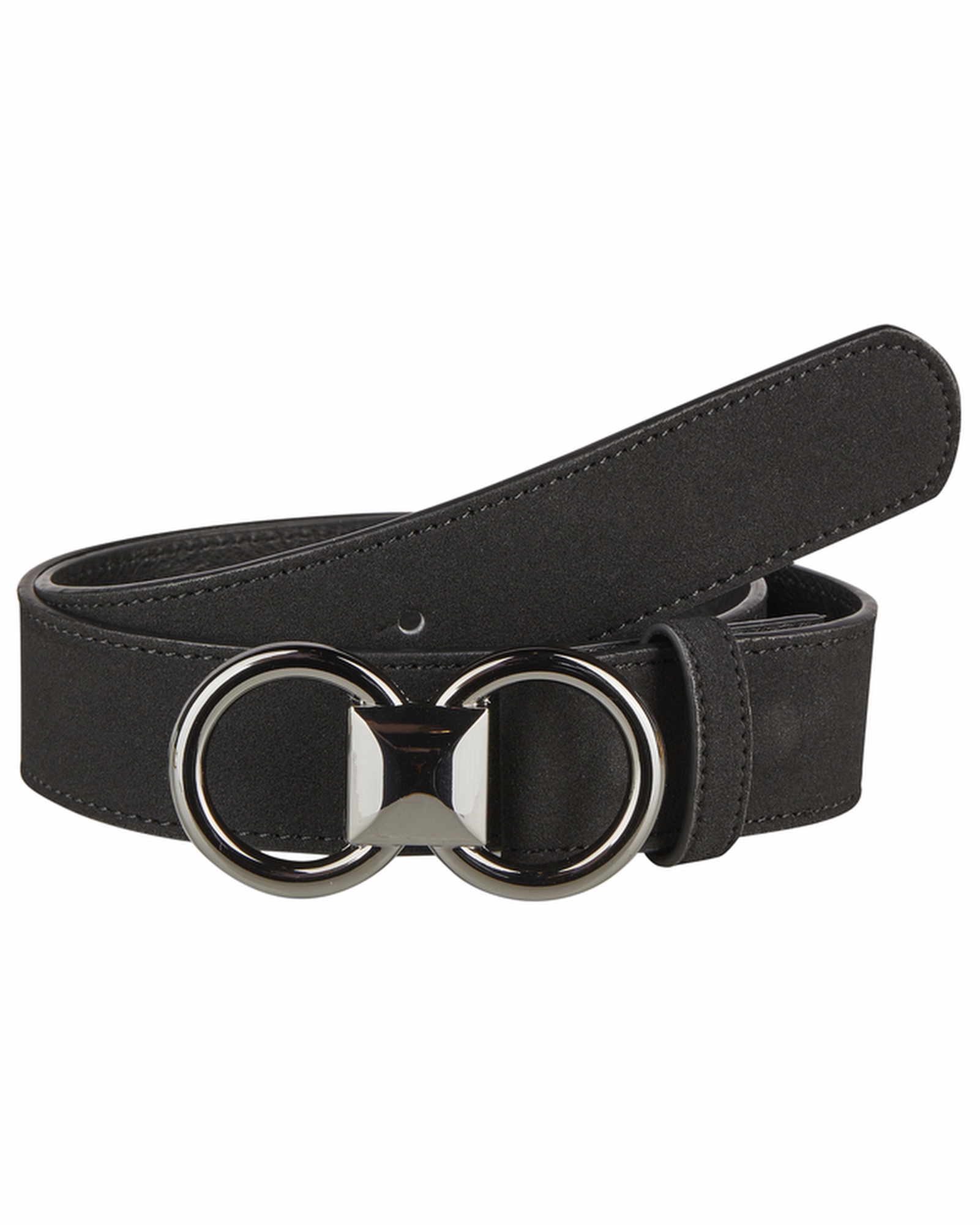 Sports belt with 3 interchangeable buckles in black