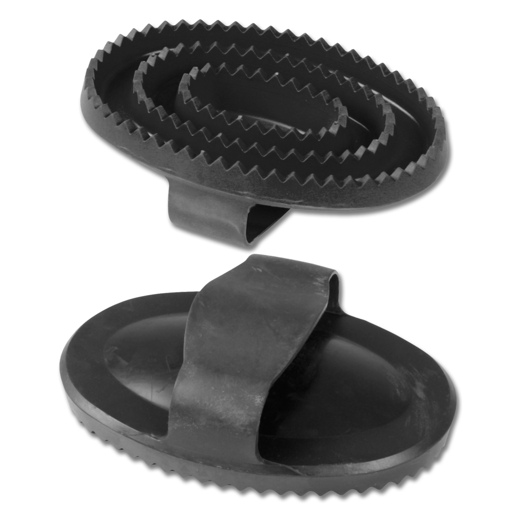 Gummistriegel klein, schwarz