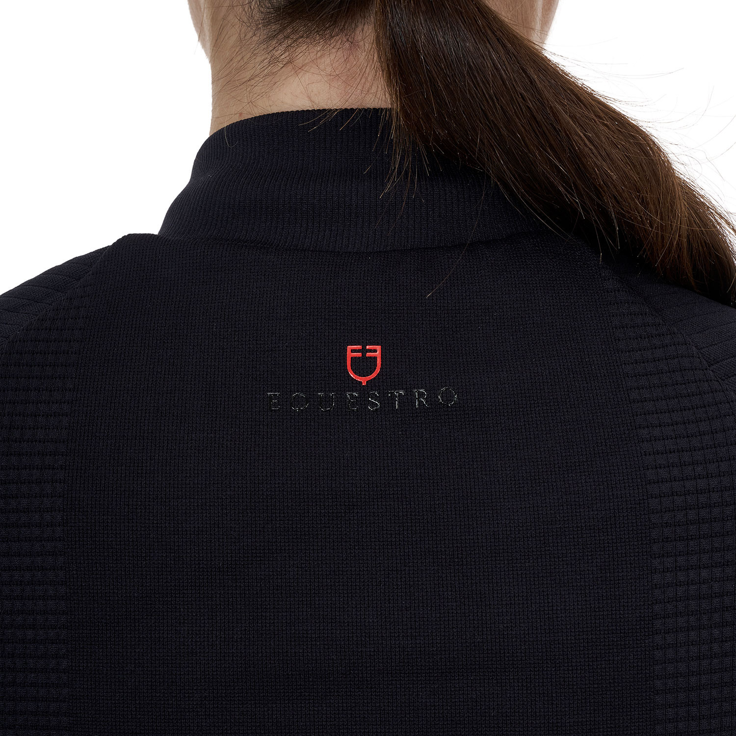 Damen RIDERTECHNOLOGY Hybrid-Steppjacke Nylon+Strick mit durchgehendem Reißverschluss